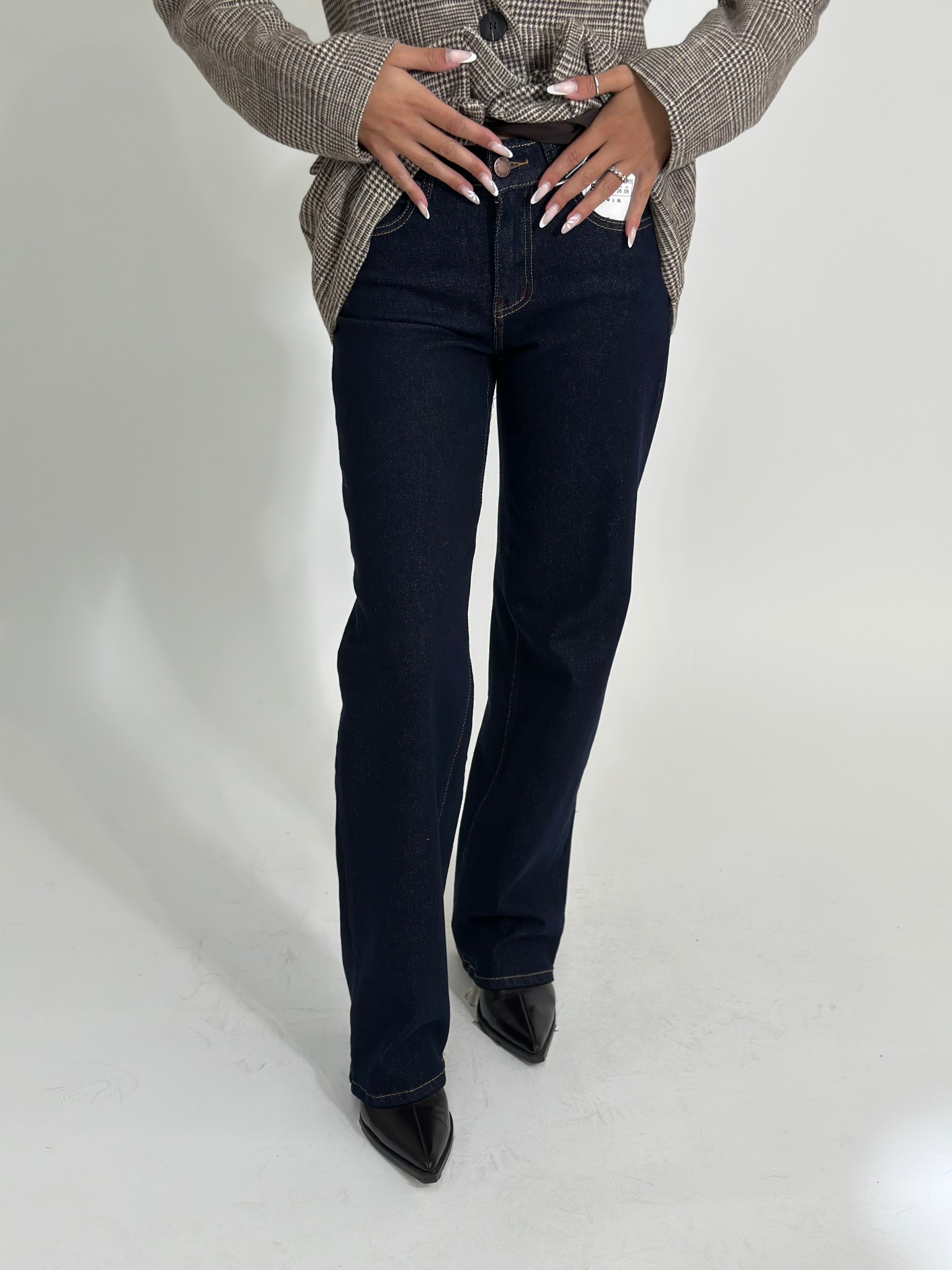 Jeans blu black Y501