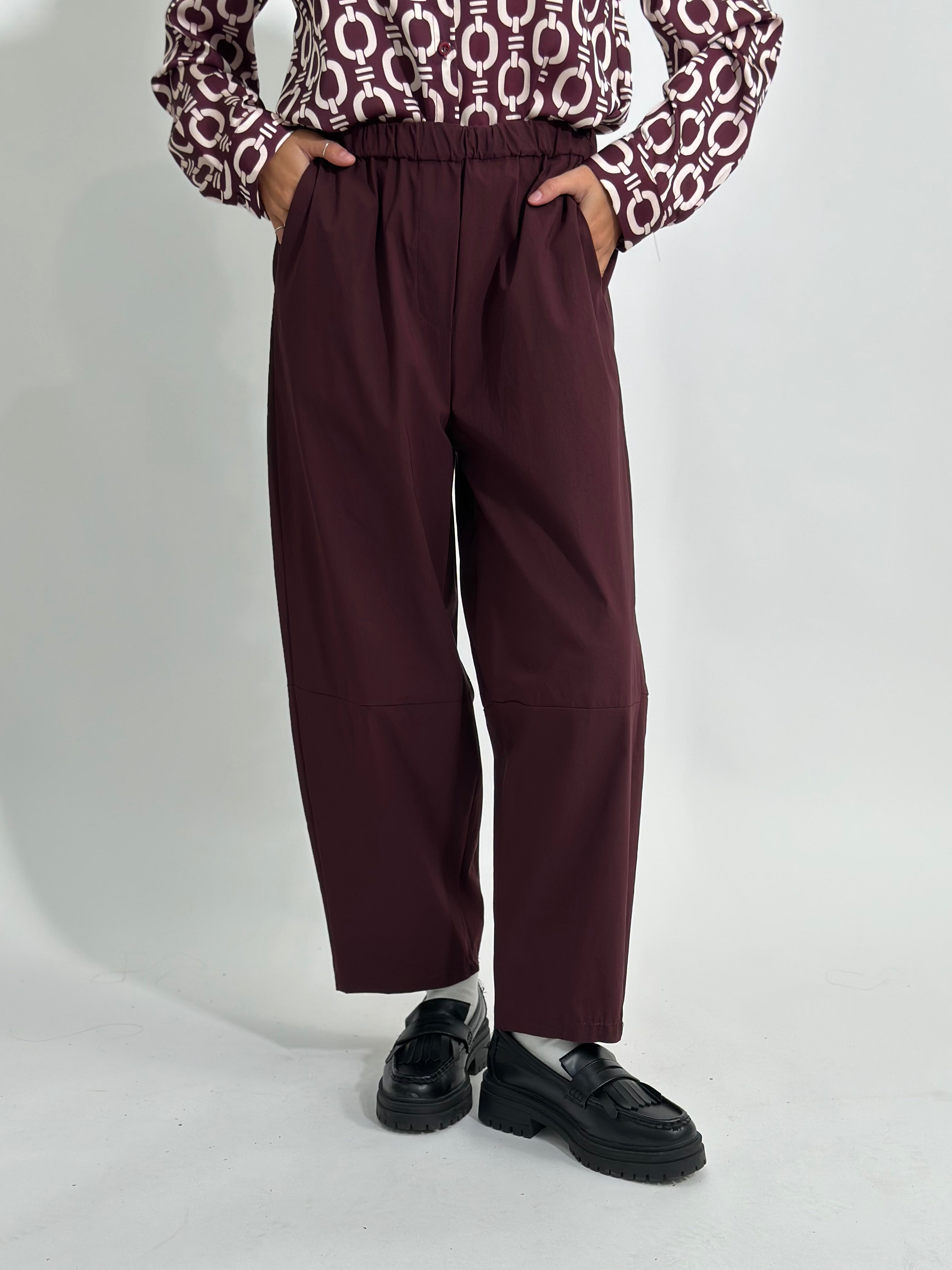 Pantalone Baloon 4668 BORDO'