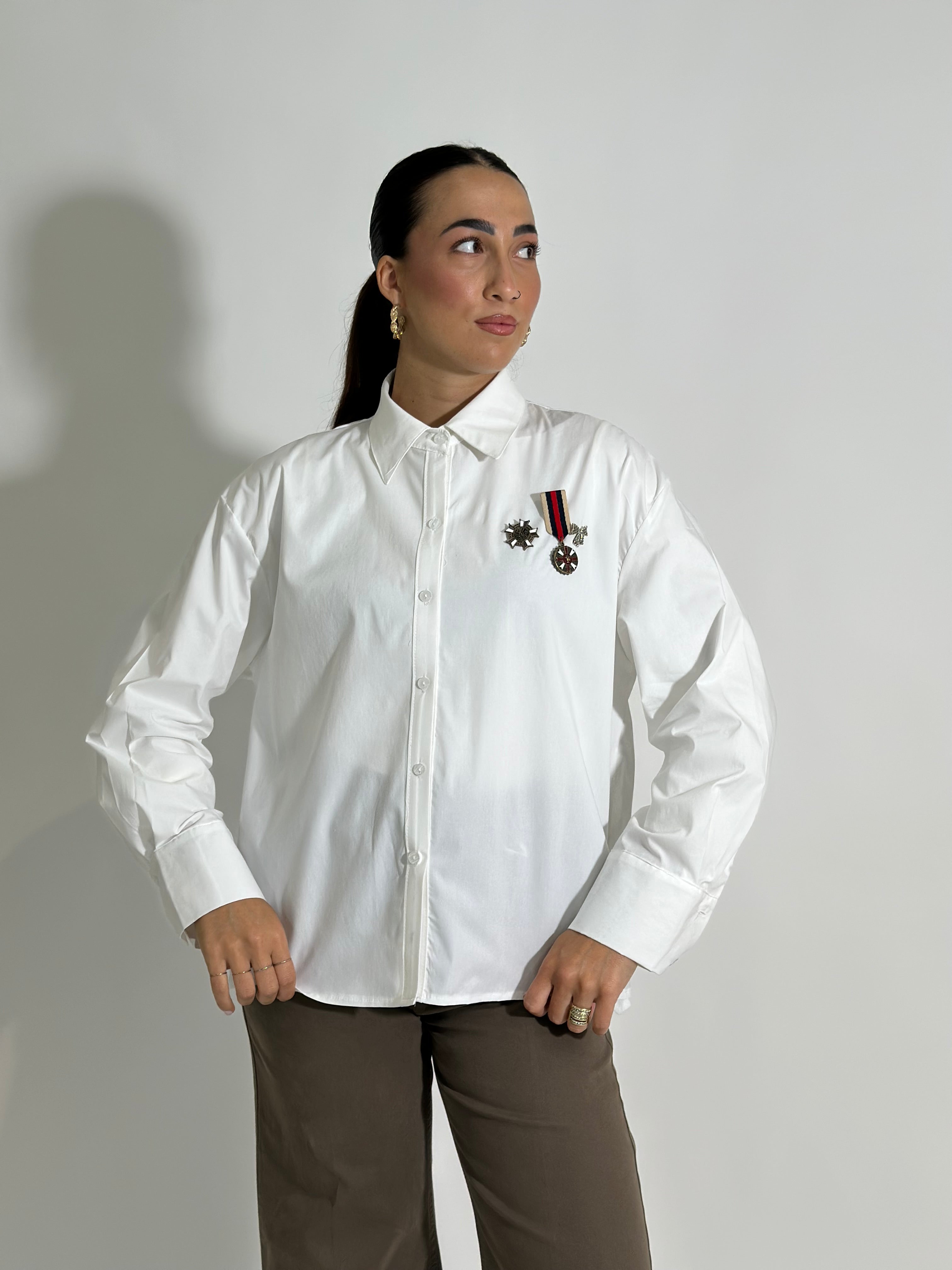 Camicia popeline spille 1786