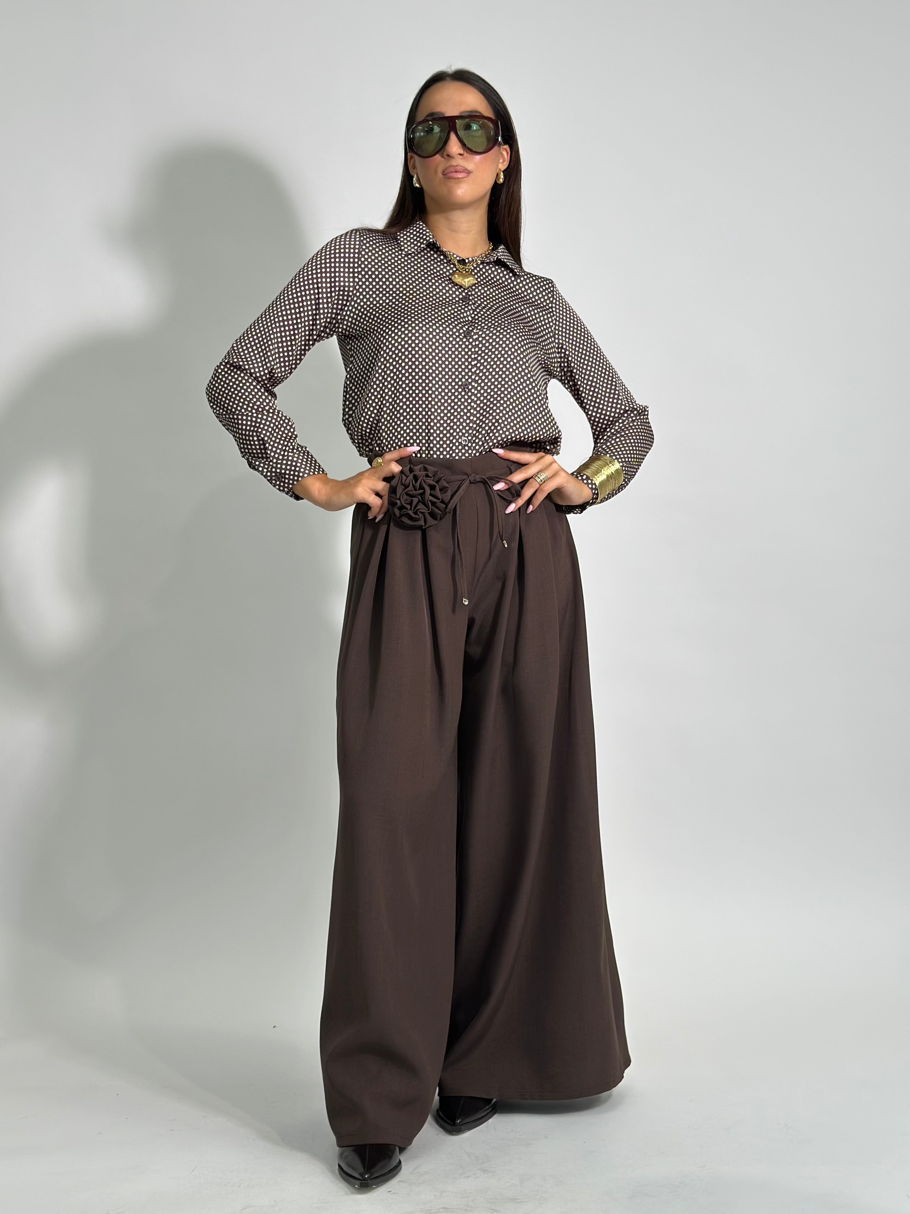 Camicia pois 24244C MORO