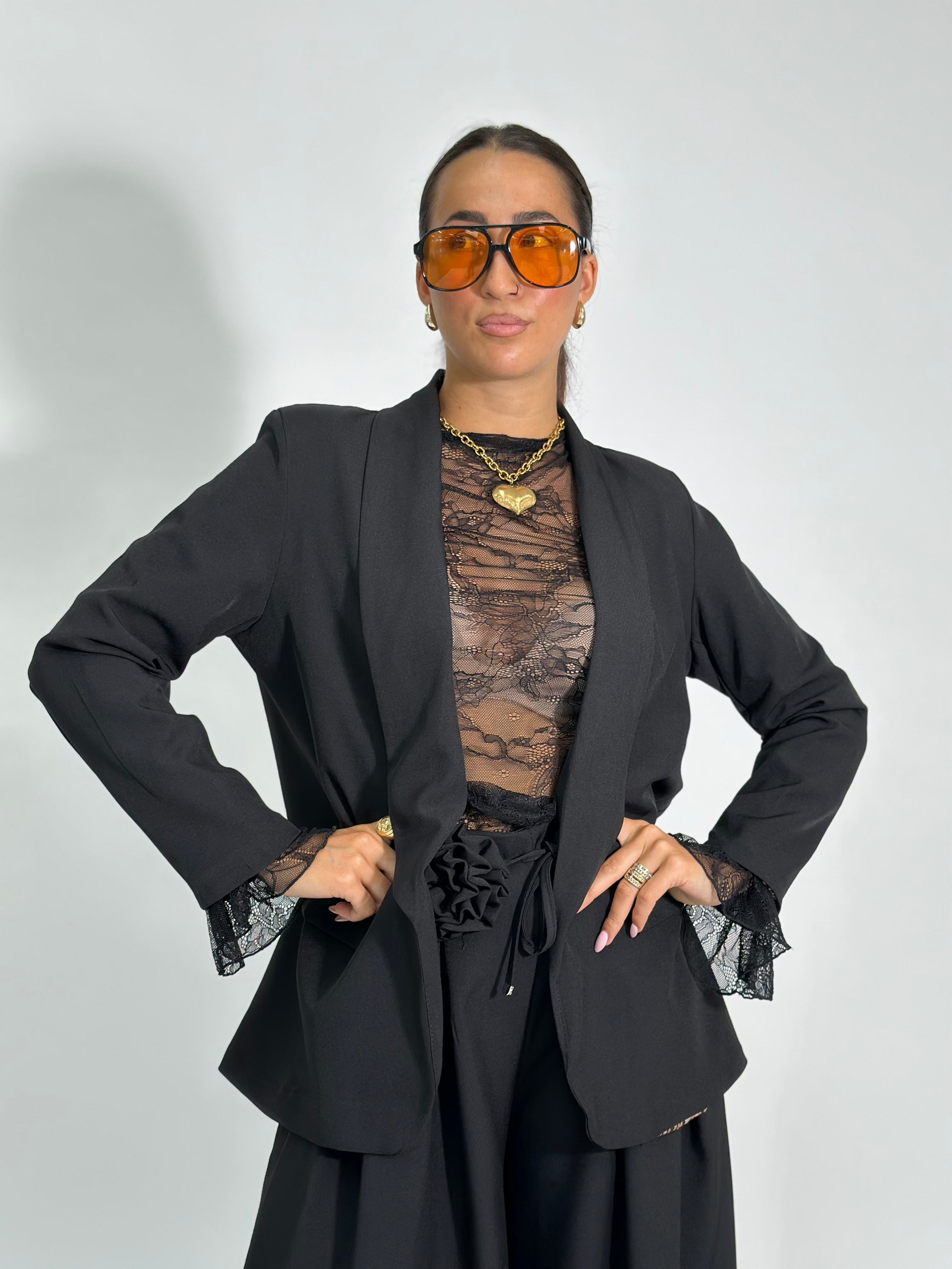 Giacca reverse mac 25623 NERO