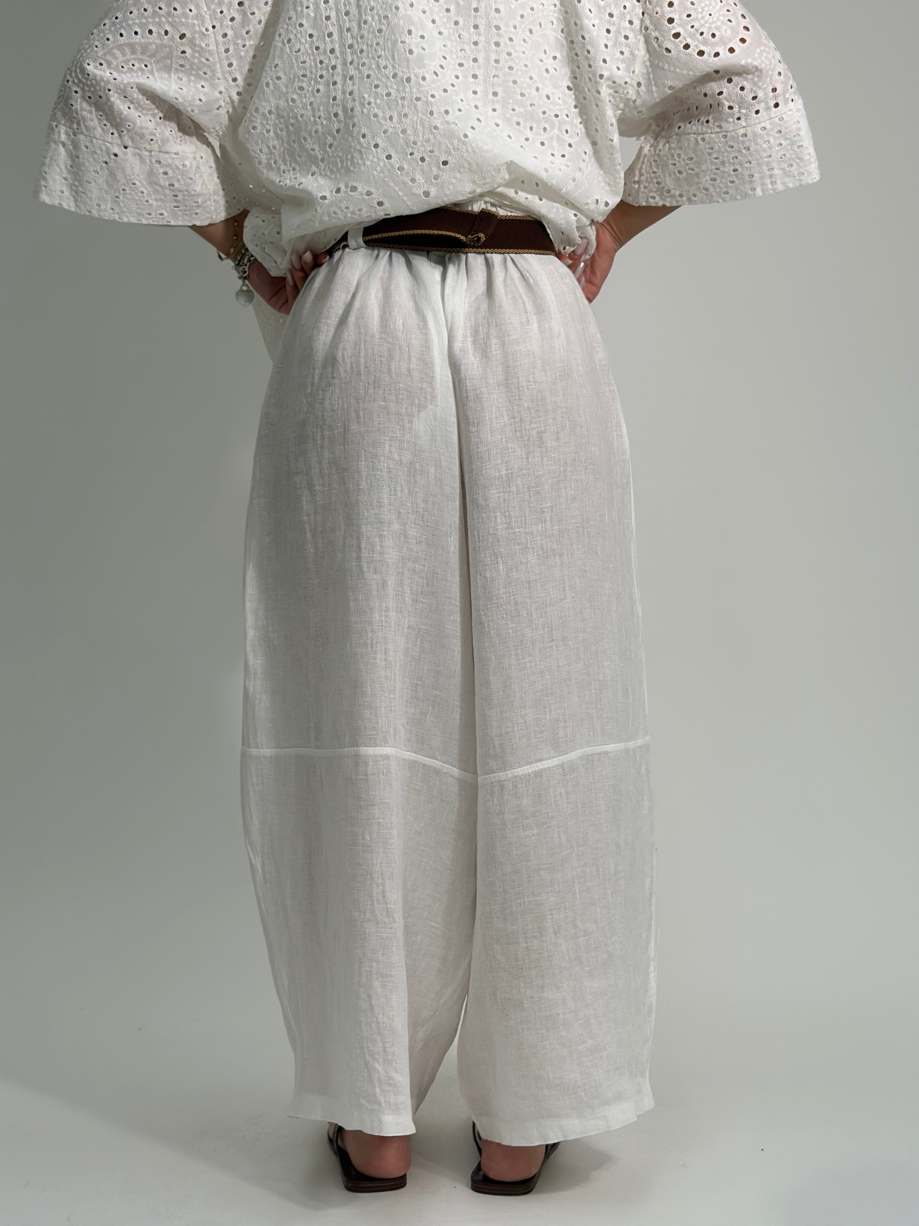 Pantalone lino baloon 5159
