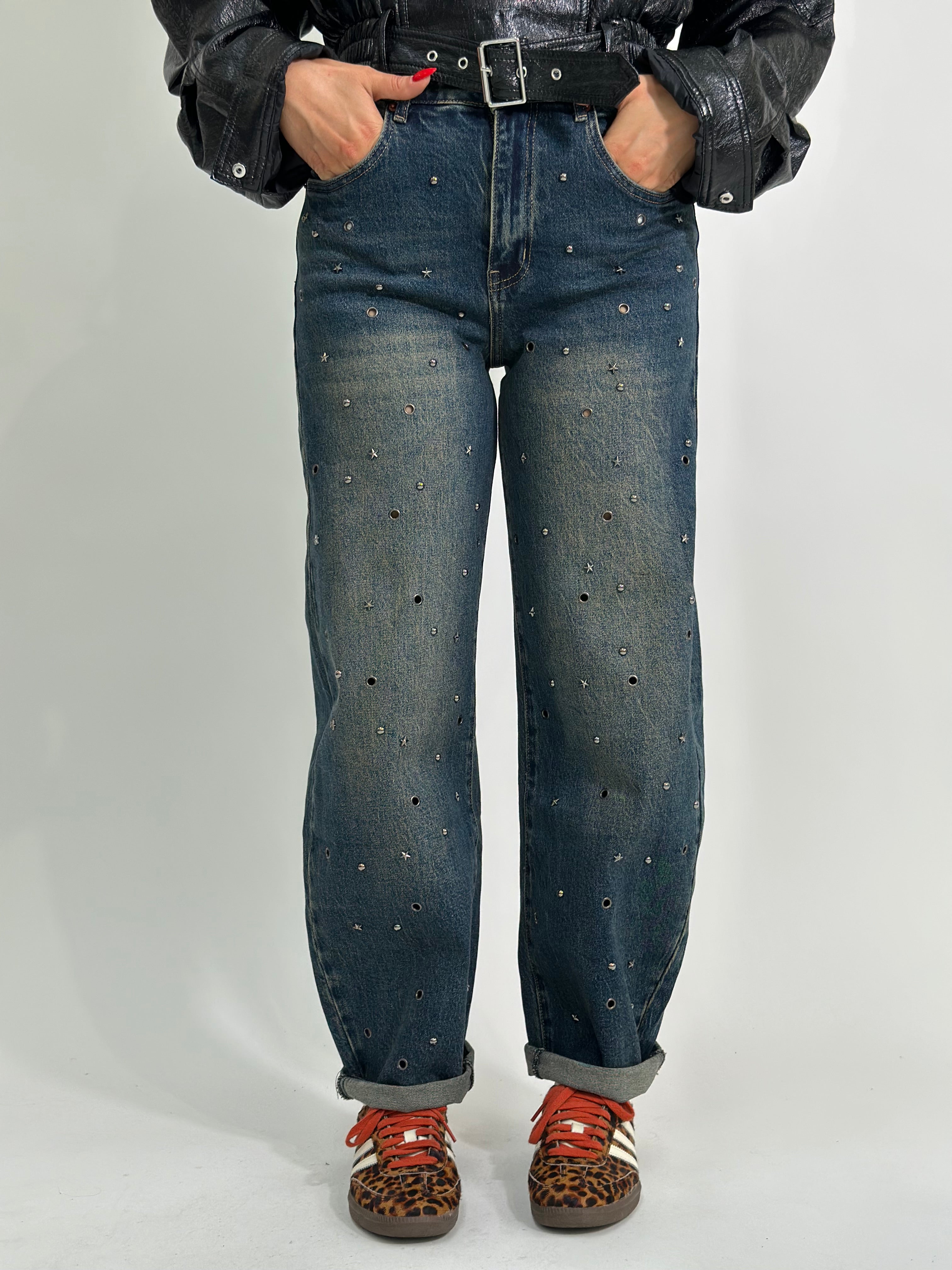 Jeans Baloon borchie DX6096