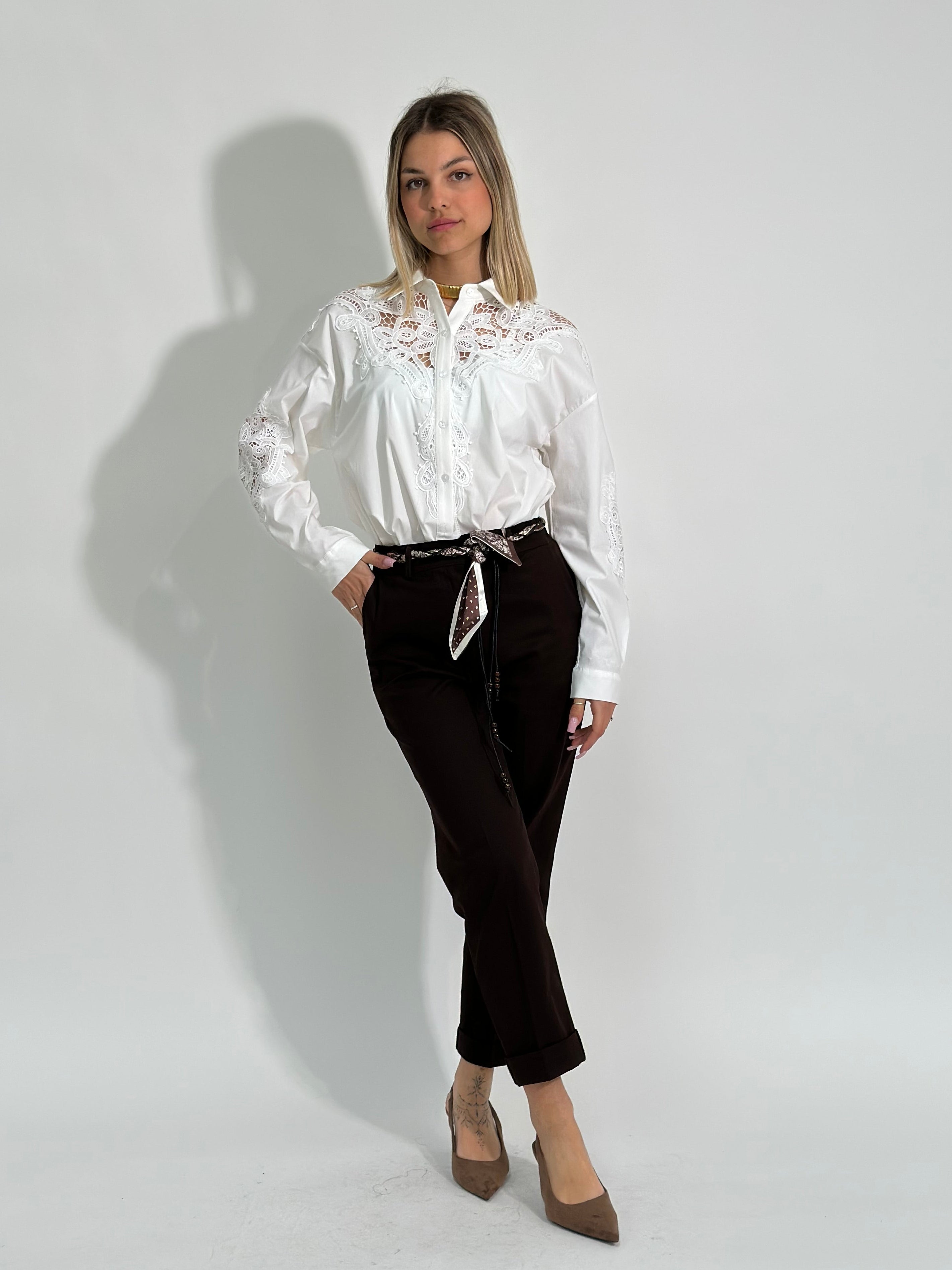 Pantalone sigaretta 83078 CIOCCO