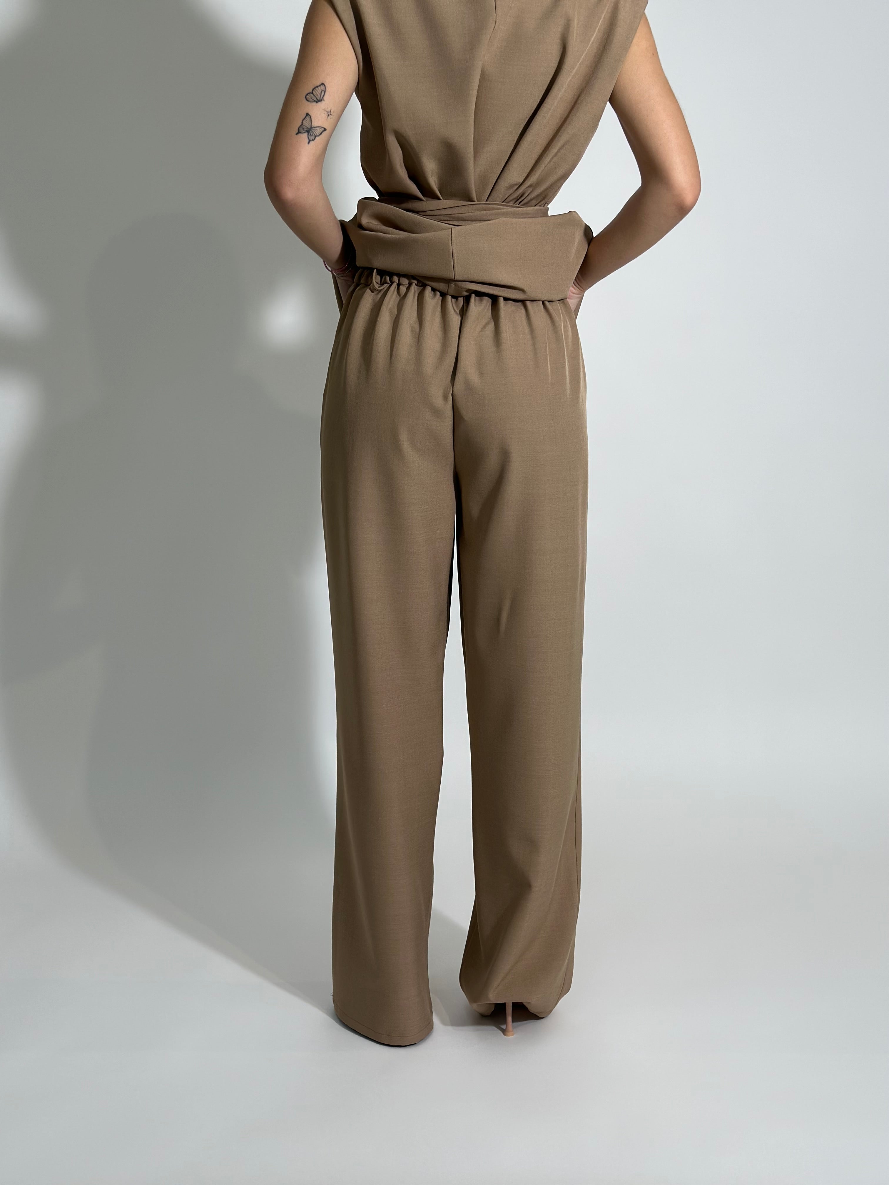Completo smanicato 5687 BEIGE