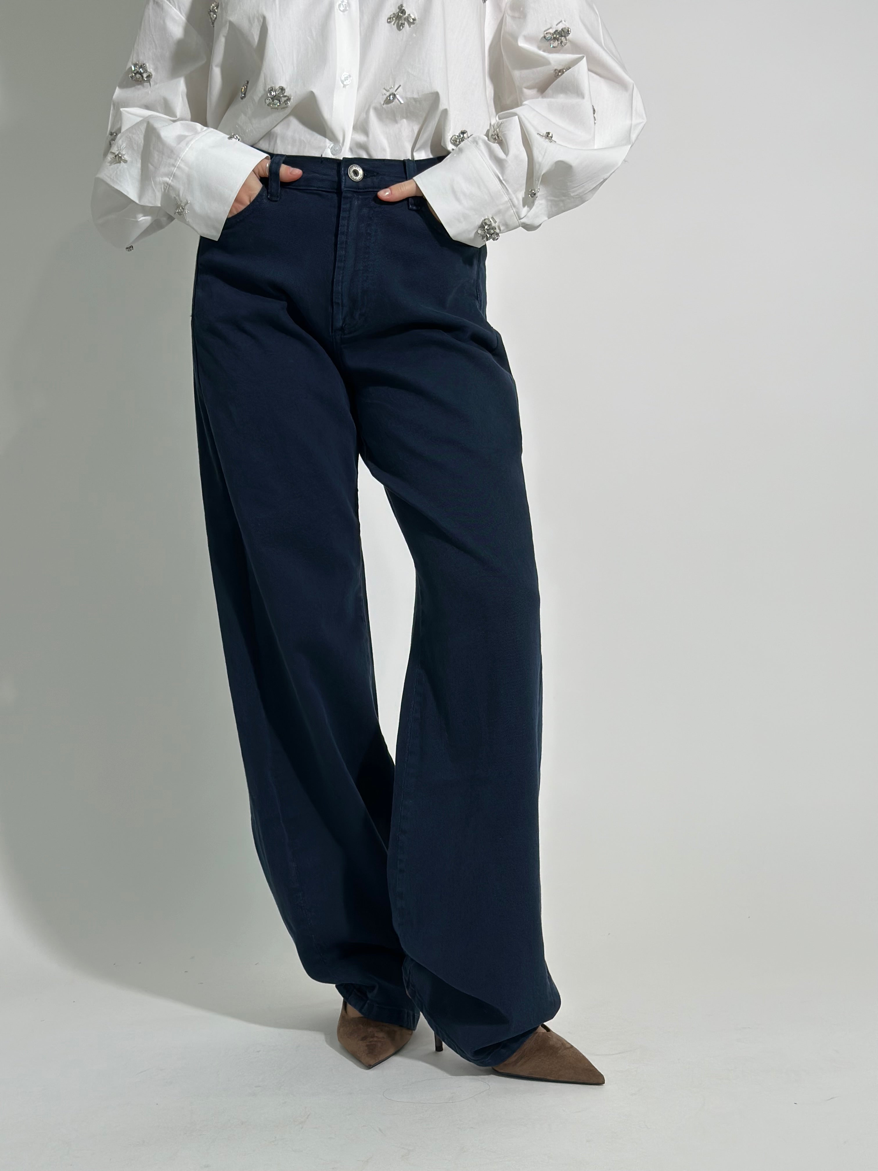 Jeans palazzo 9240 BLU