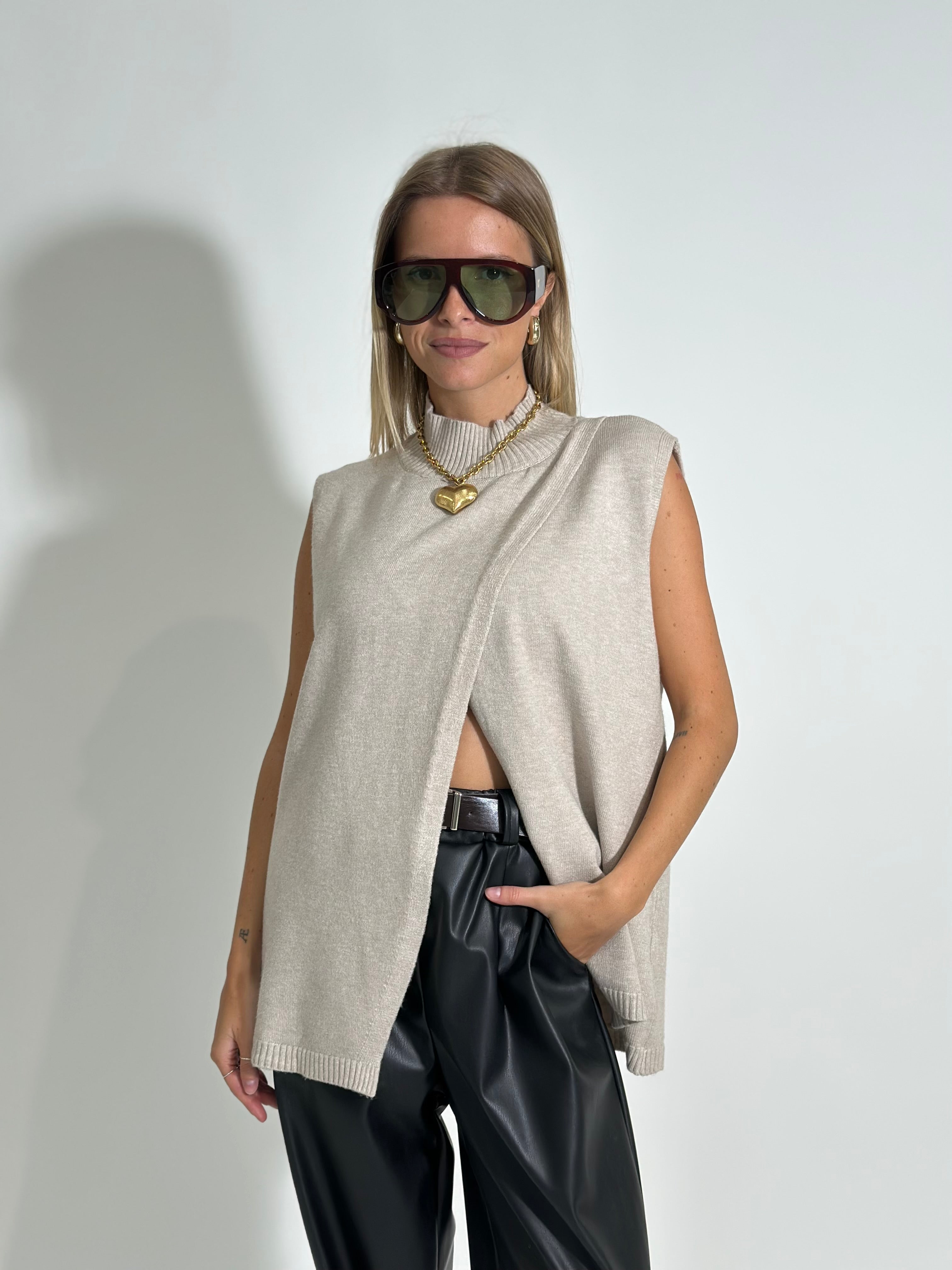 Gilet ZS5373 ECRÙ