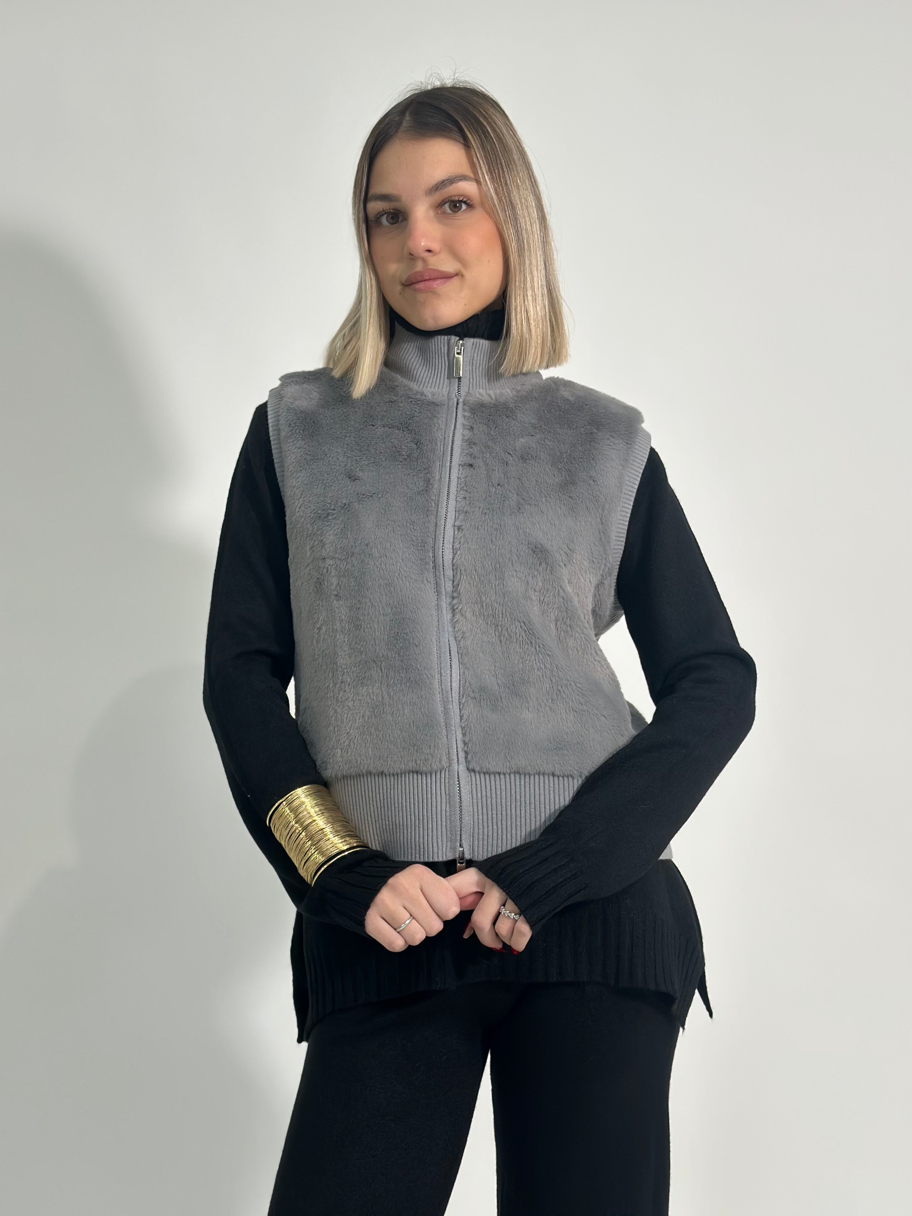 Gilet pelliccia E236