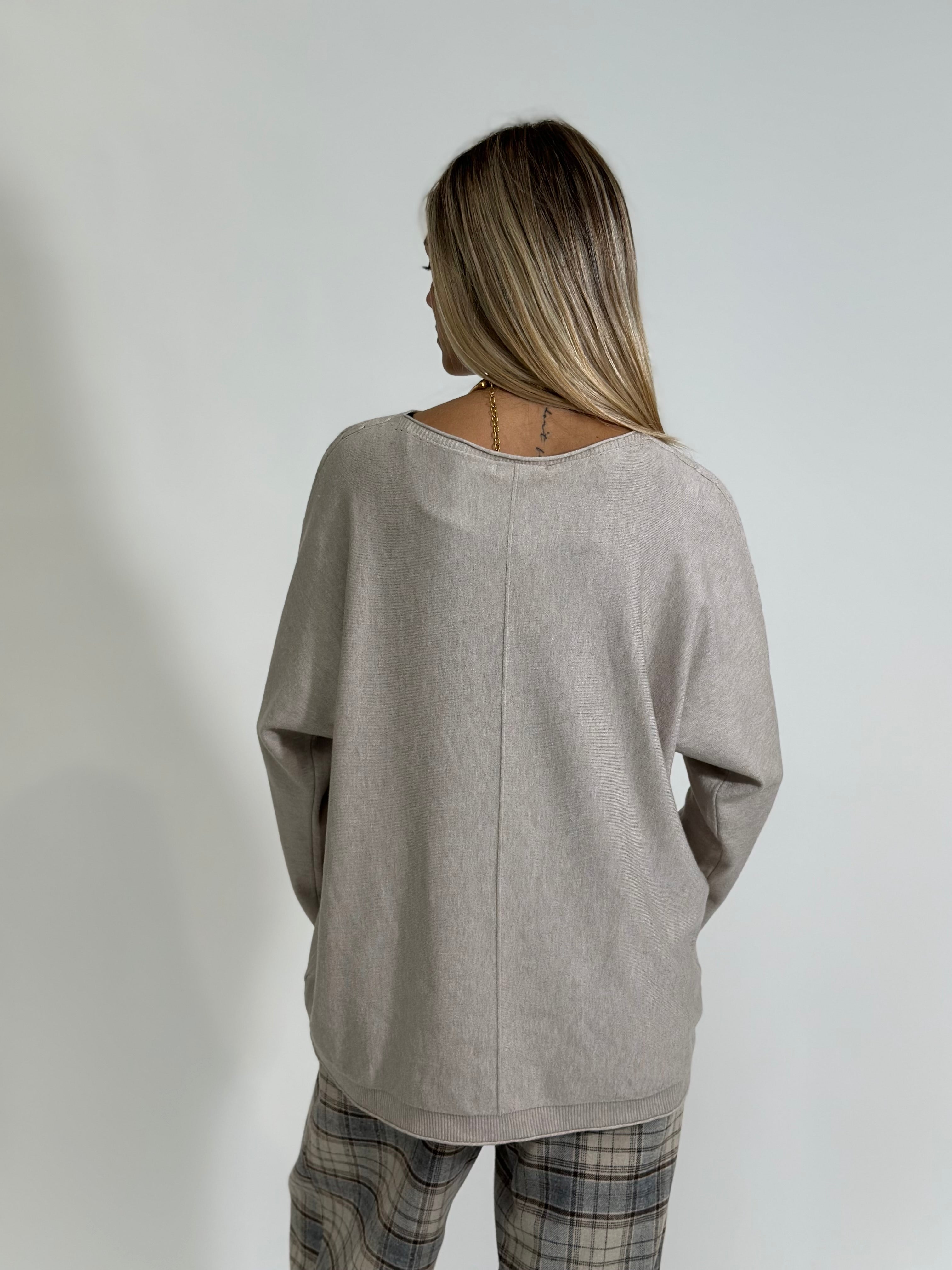 Maglia treccina ZS3097 ECRÙ