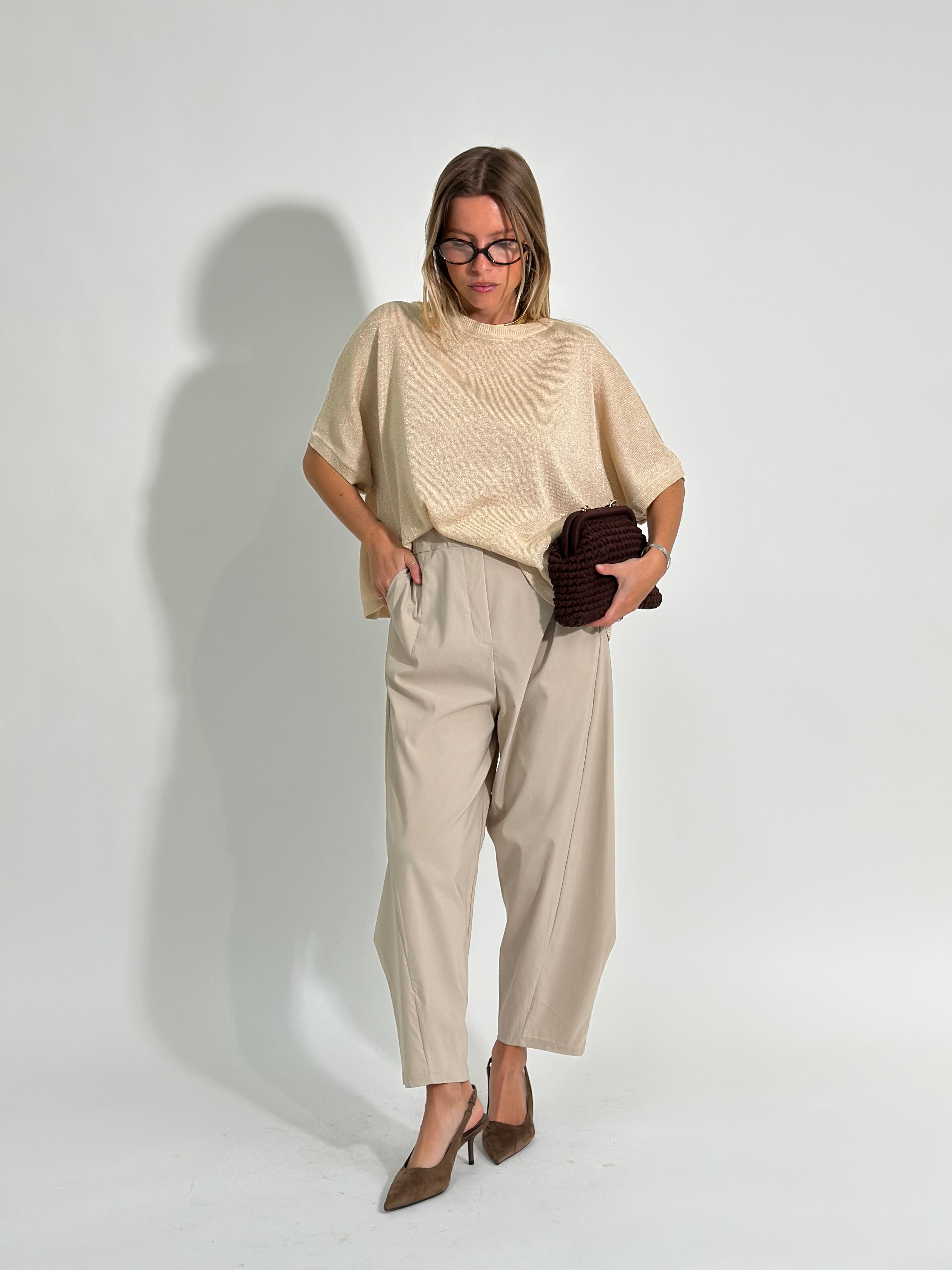 Pantalone bengalina 2641 BEIGE