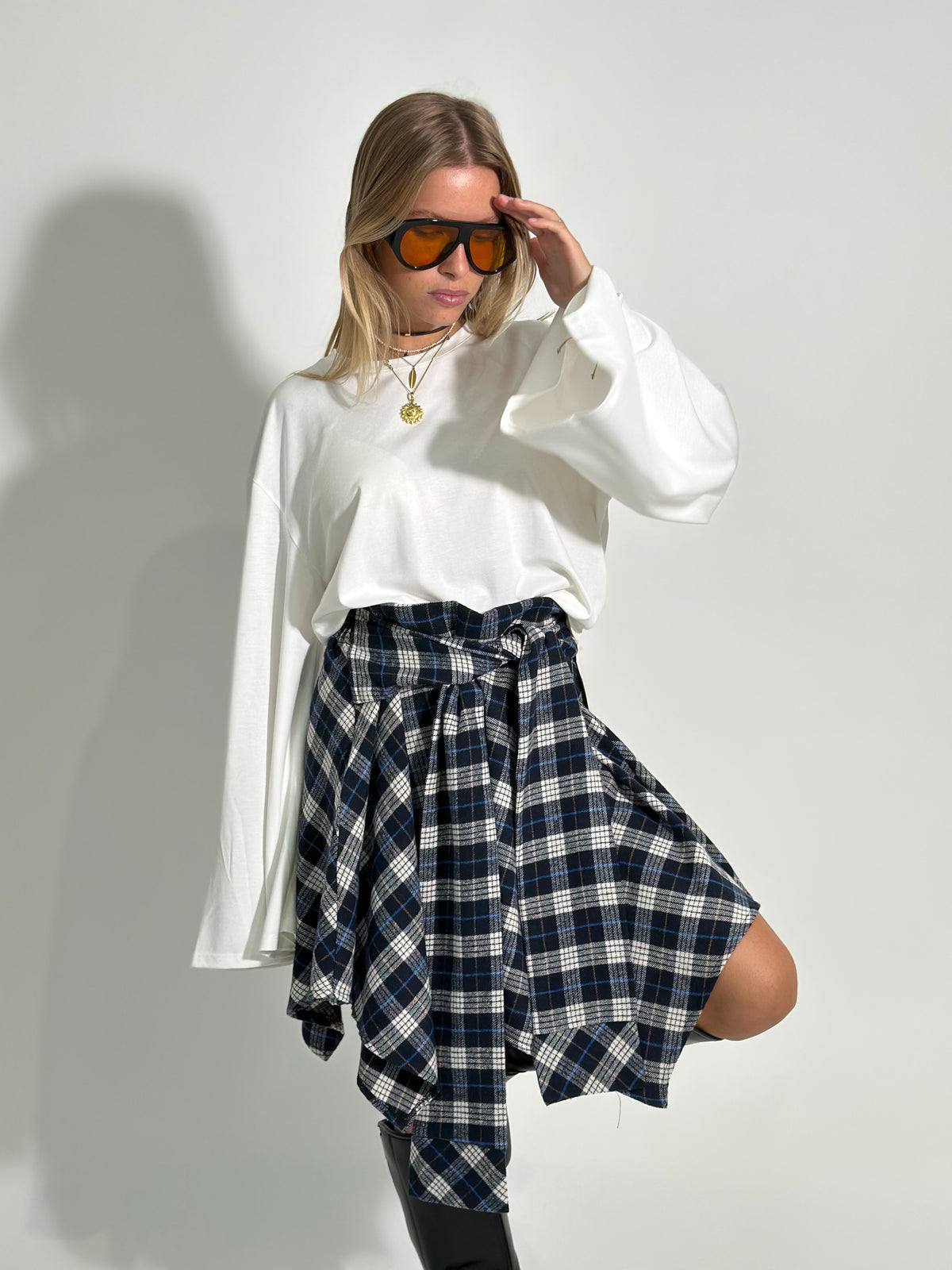 Gonna camicia 2988 BLU
