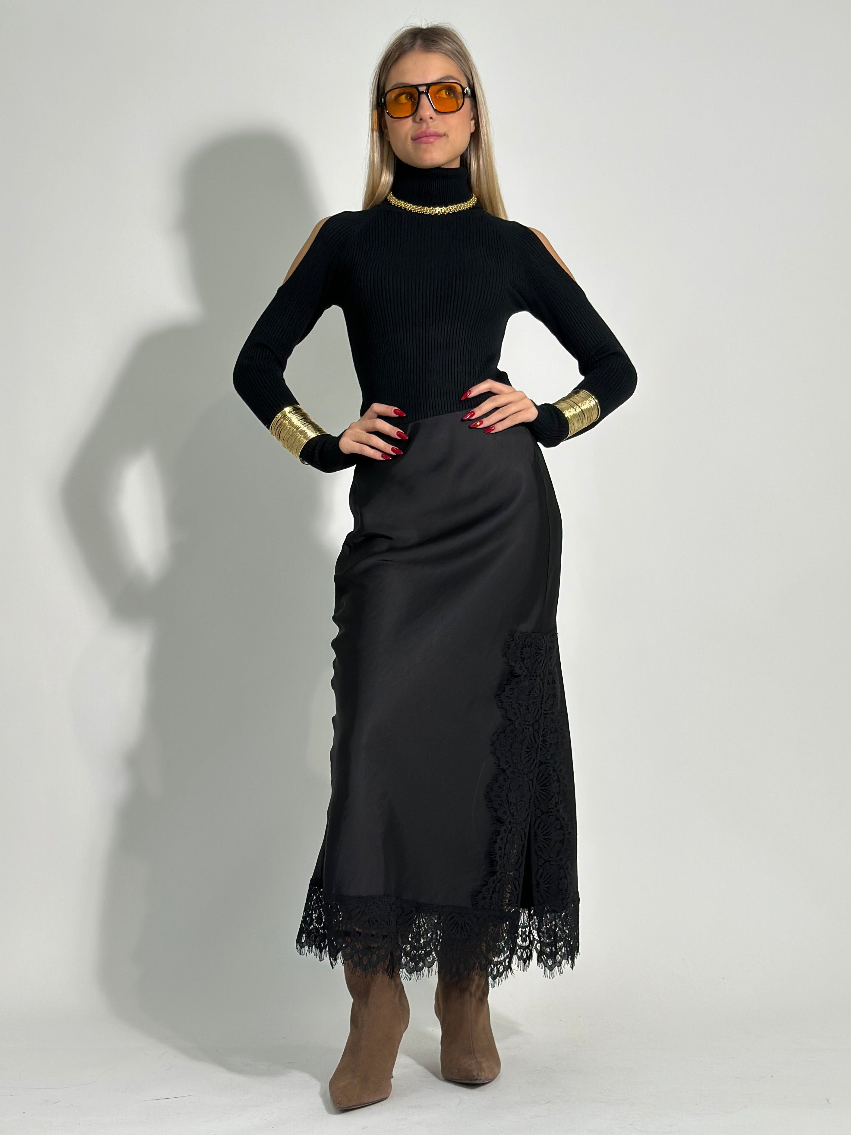 Gonna lingerie 11917 NERO