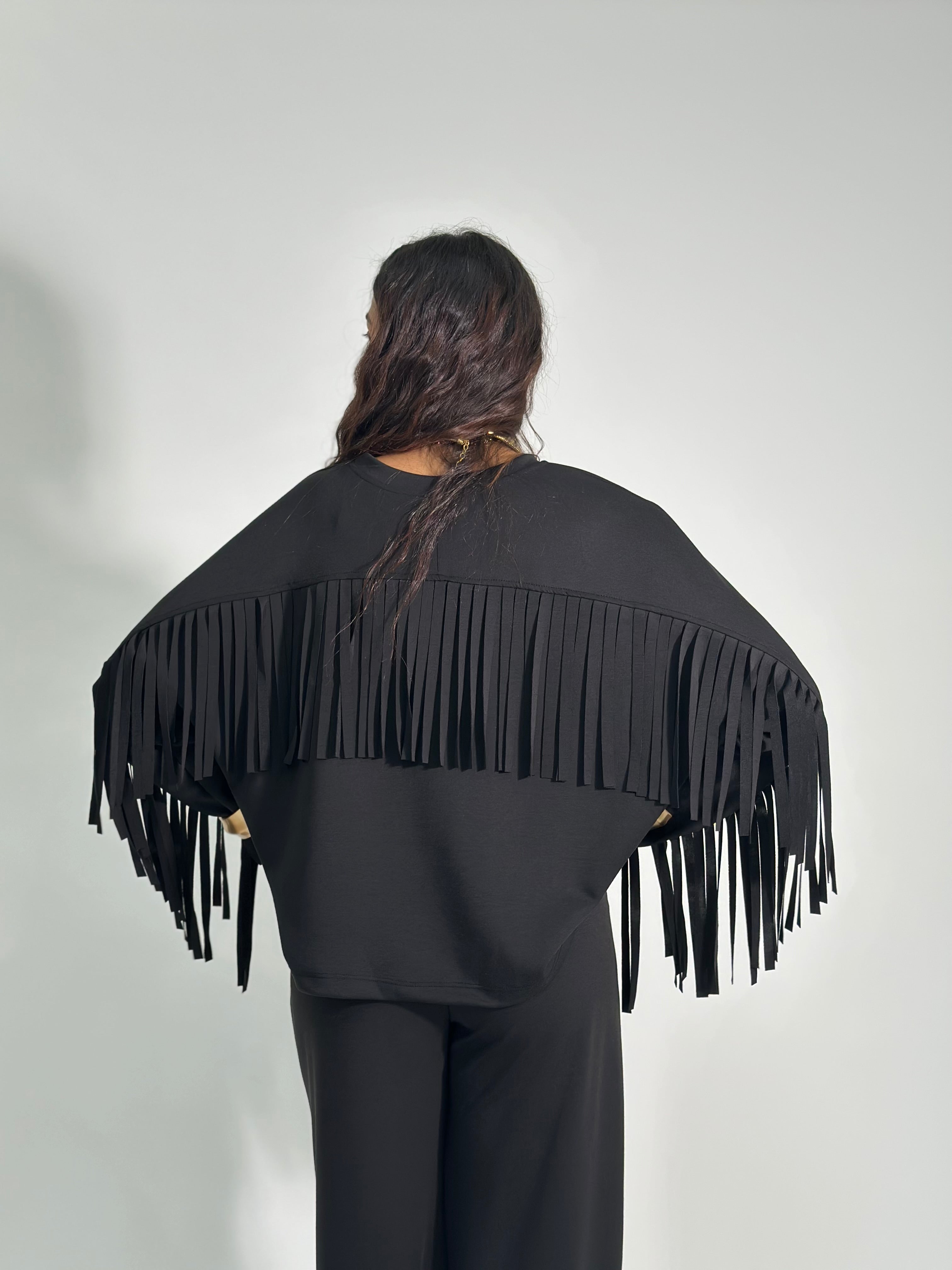 Completo frange 11792 NERO