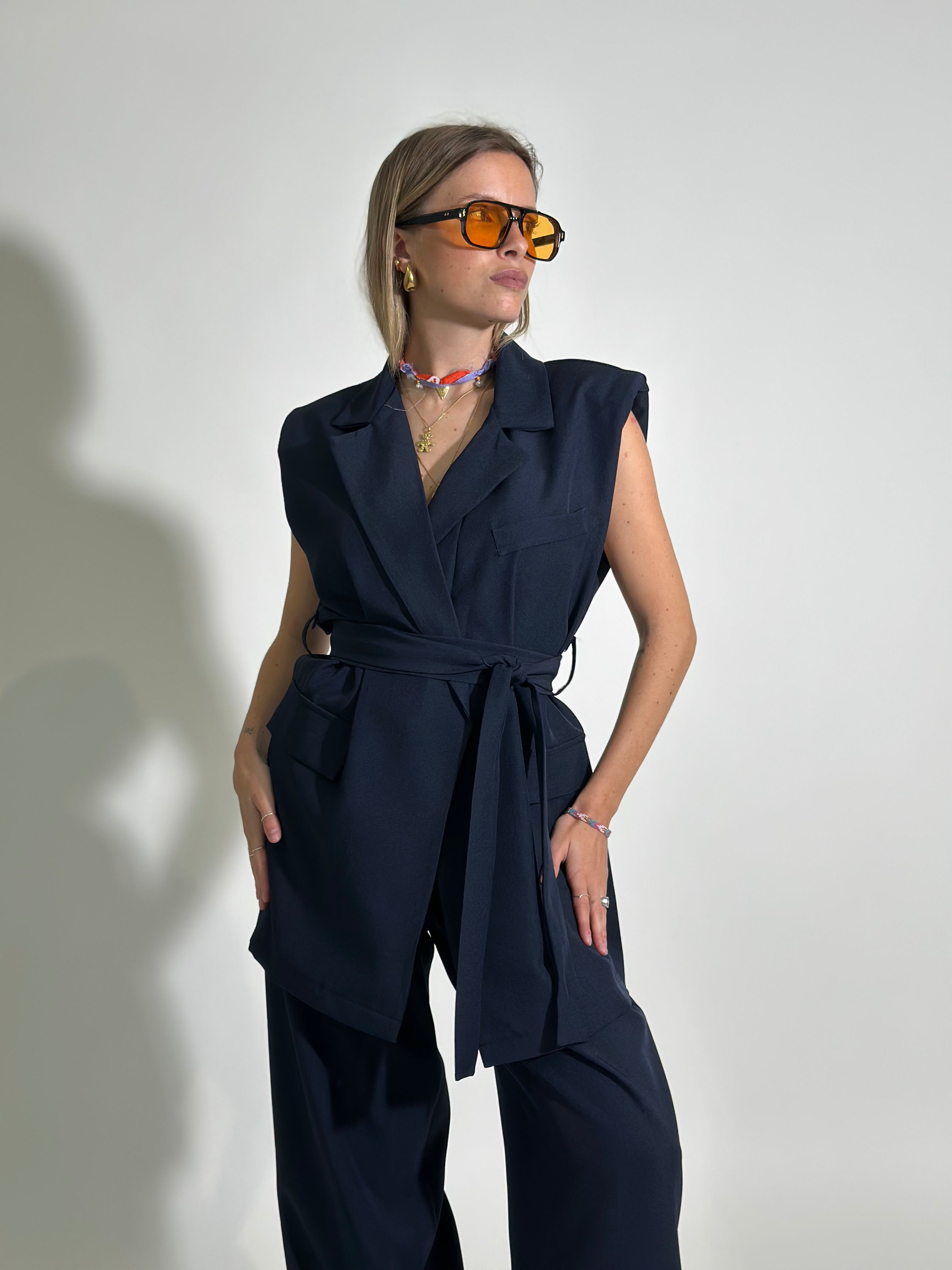 Completo smanicato 5687 BLU