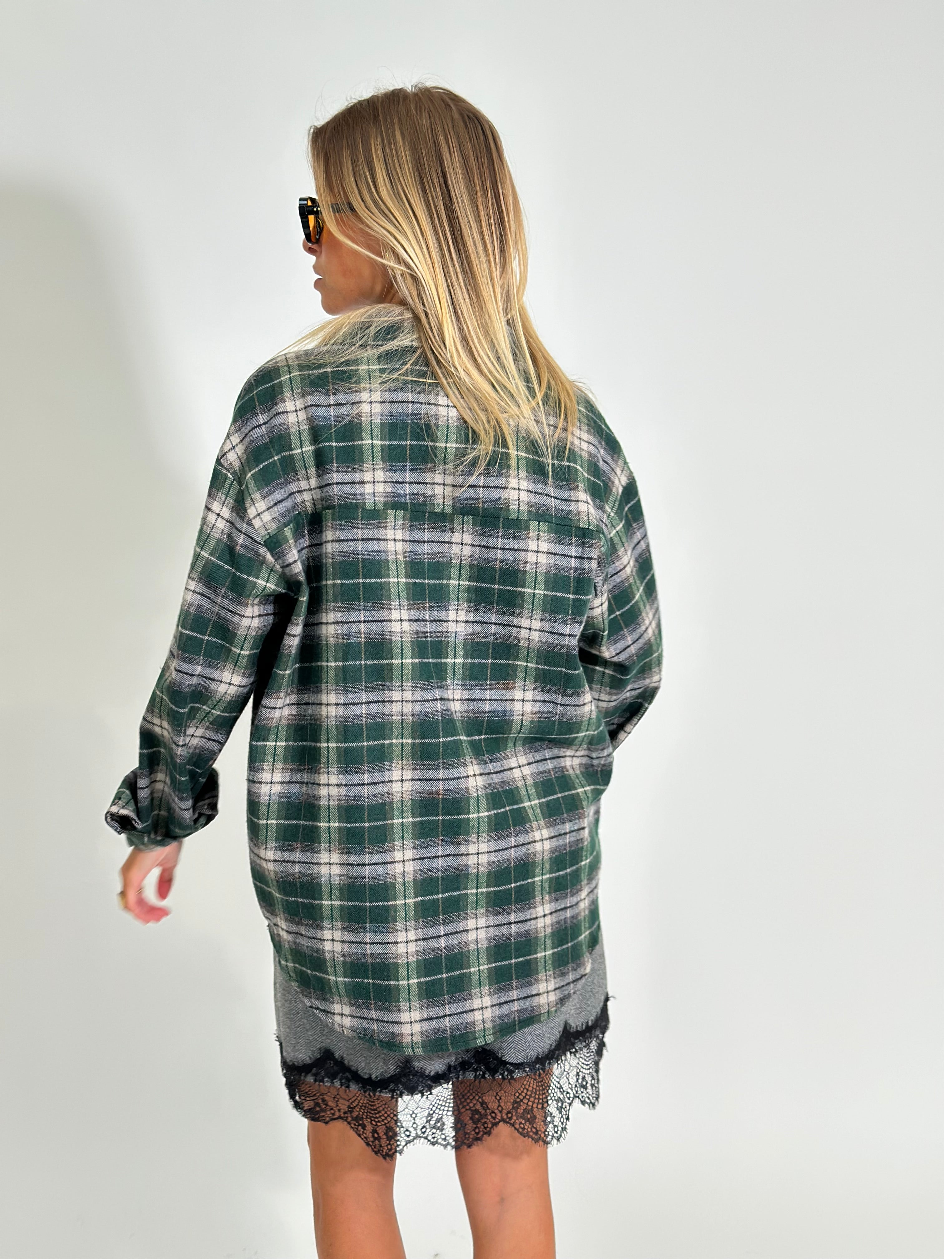 Camicia madras 2735 VERDE