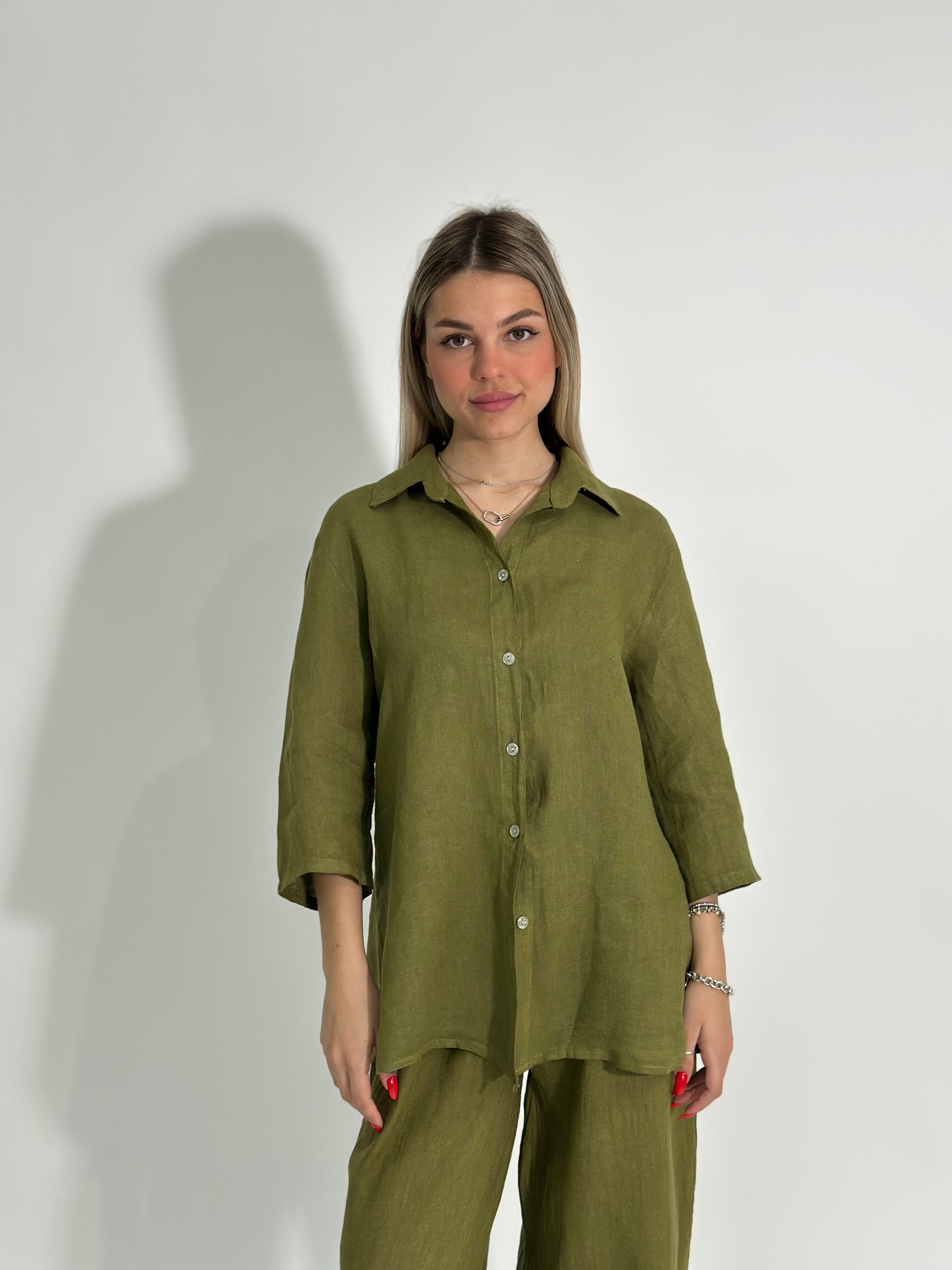 Camicia lino 100% 1789
