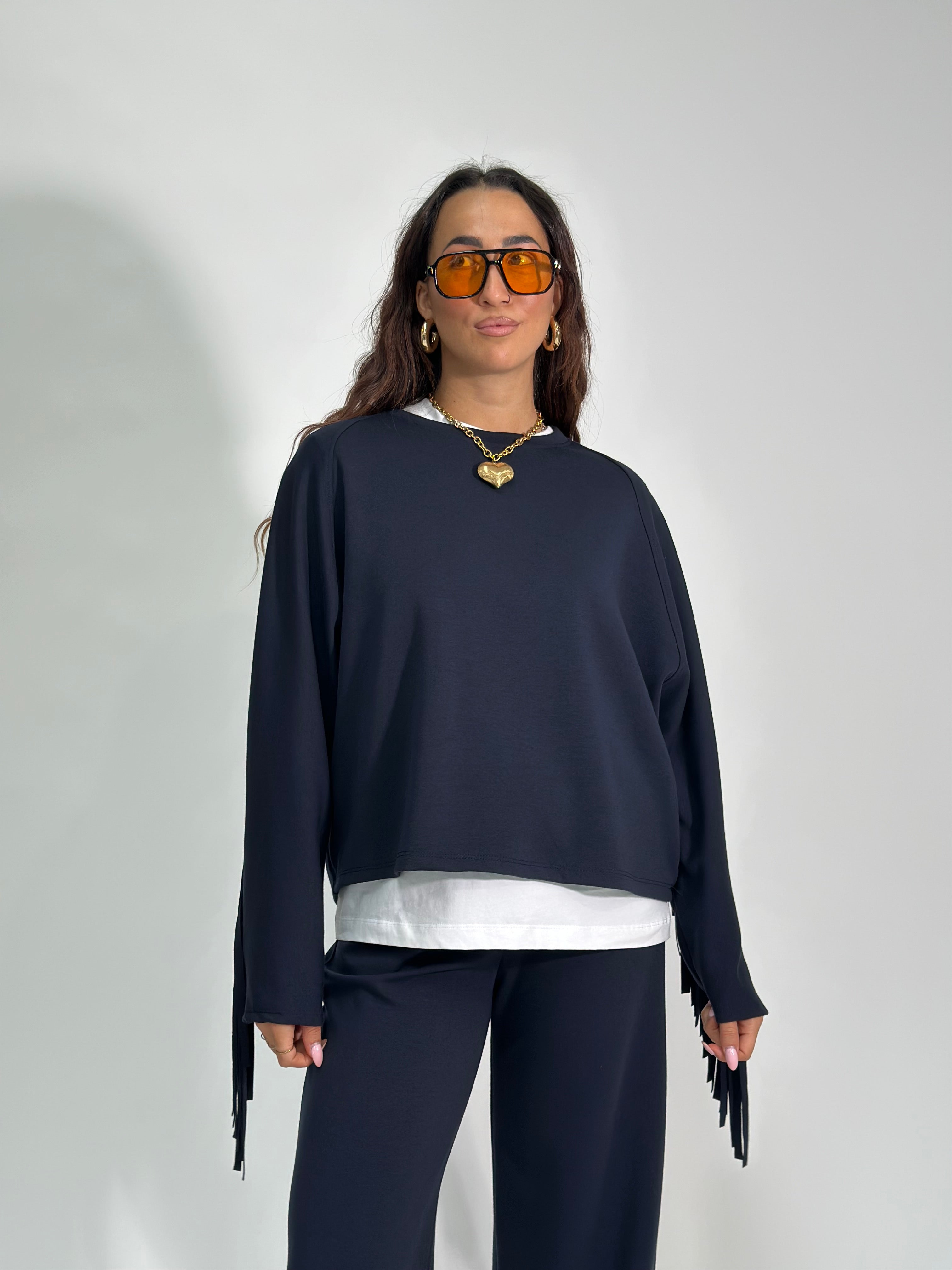 Completo frange 11792 BLU