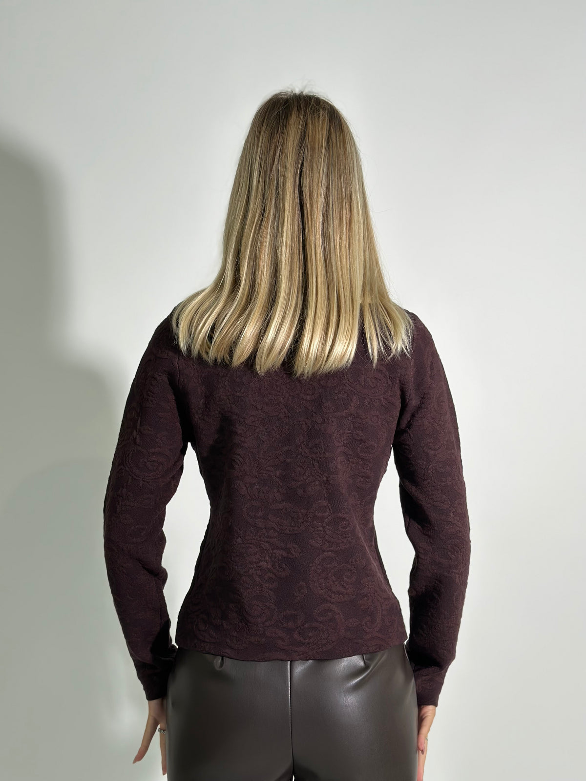 Maglia mandarin devore' 5541