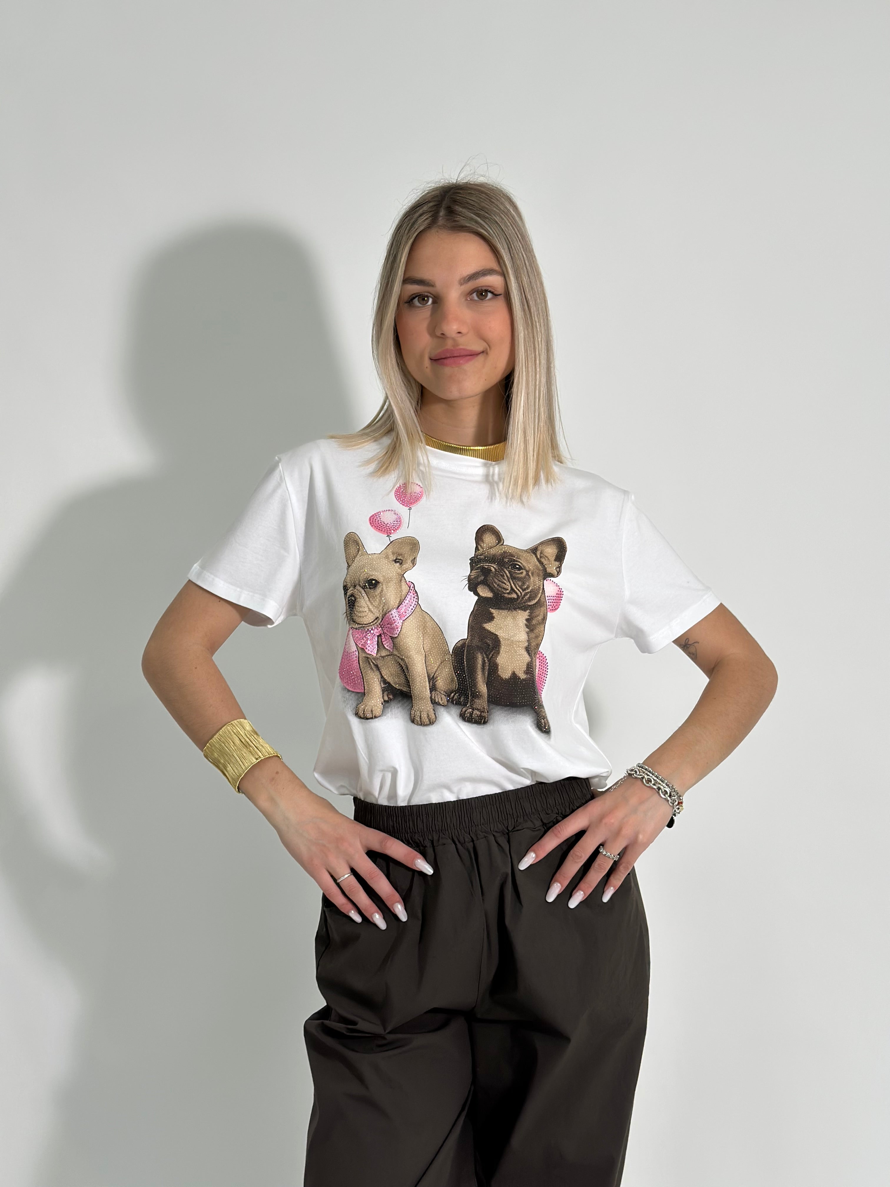 T-shirt bull dog 6256