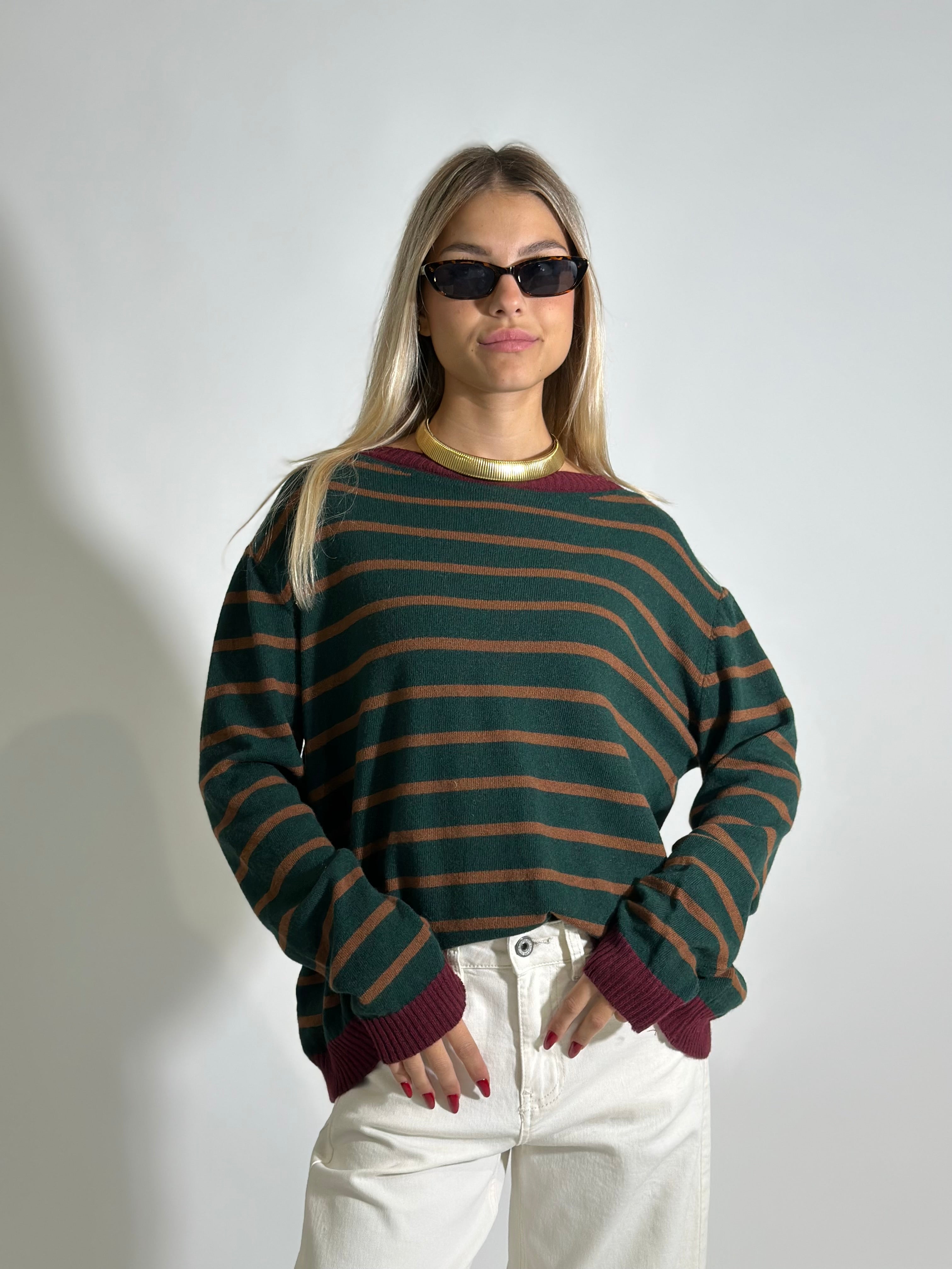 Maglia Cashmere blend 10207 VERDE