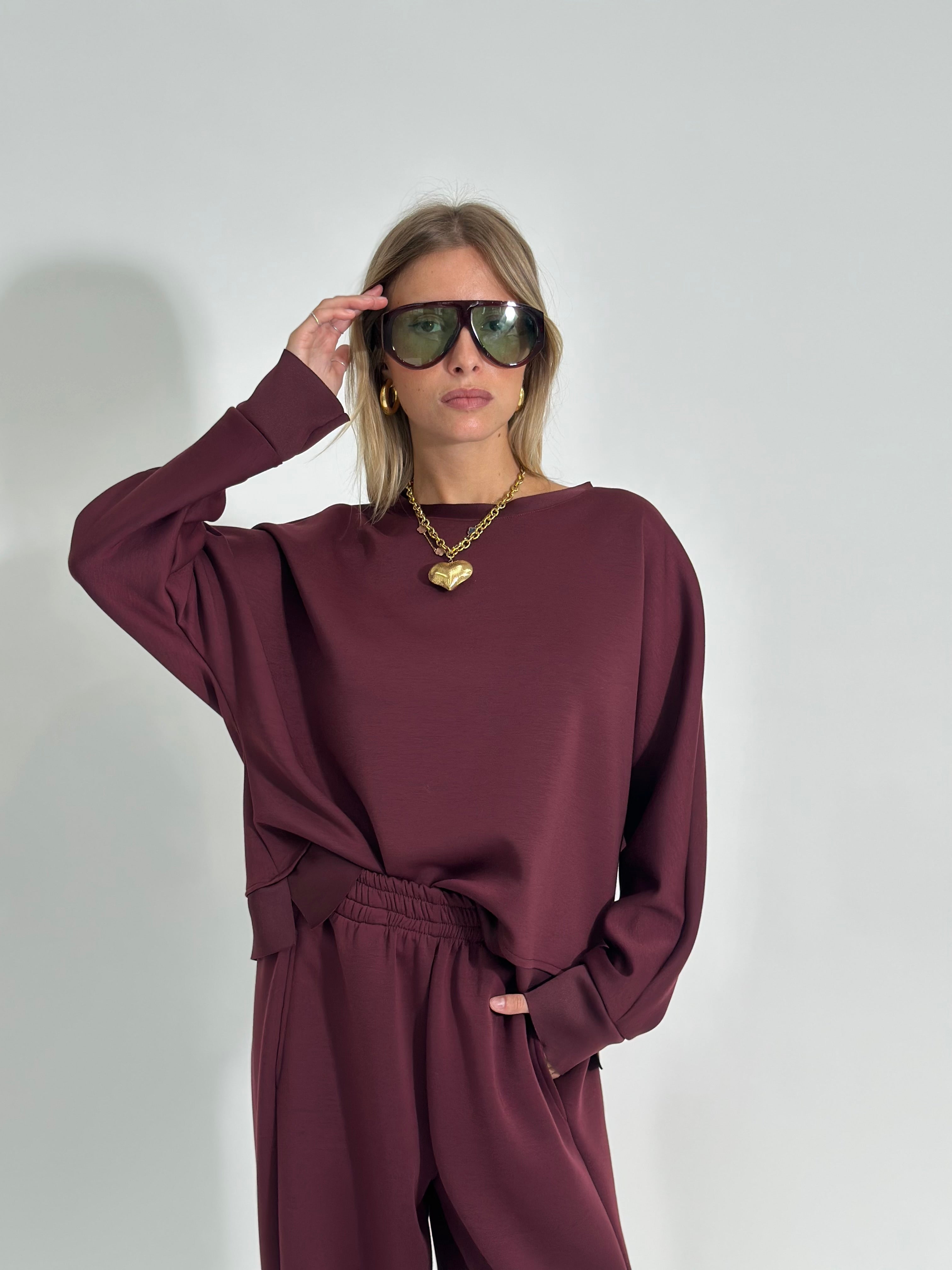Felpa 5393 BURGUNDY