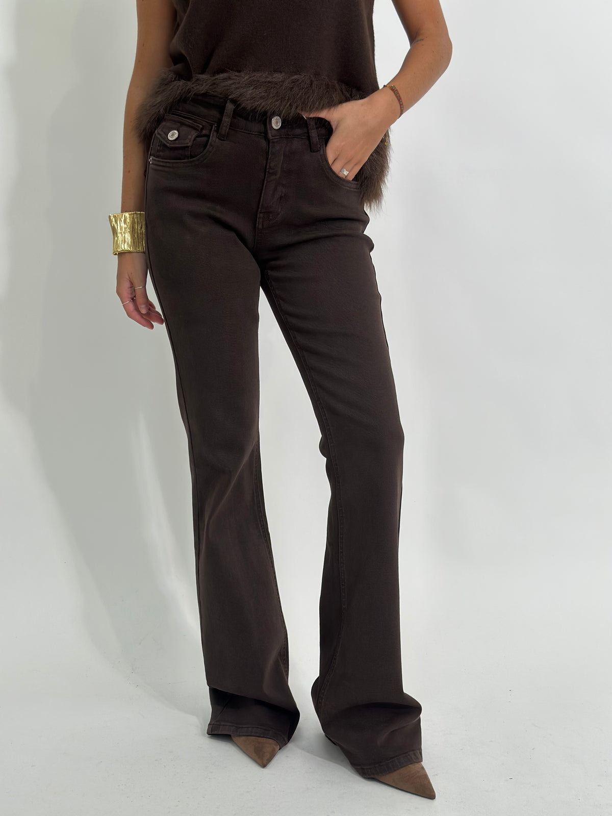Jeans flare H3903