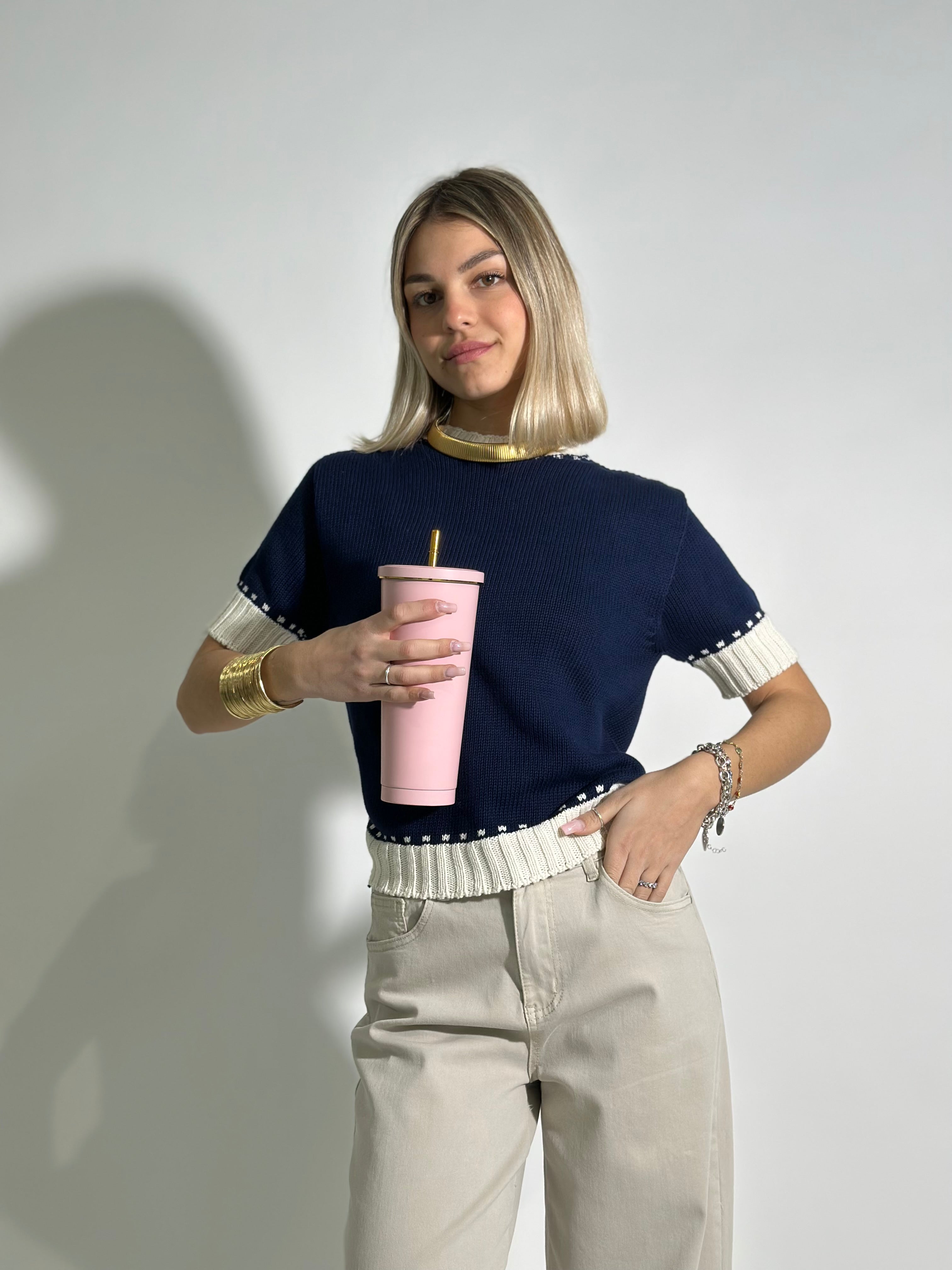 Maglia bicolore 82604