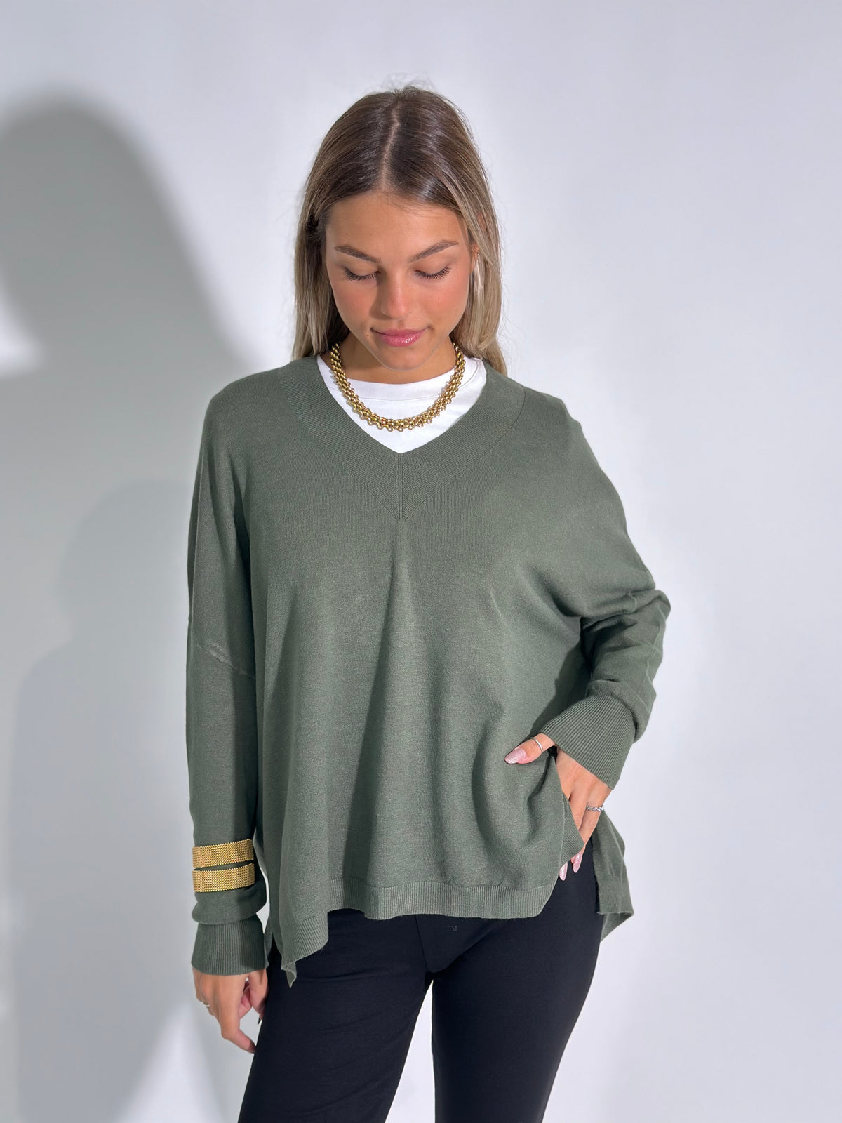Maglia over M6010 VERDE