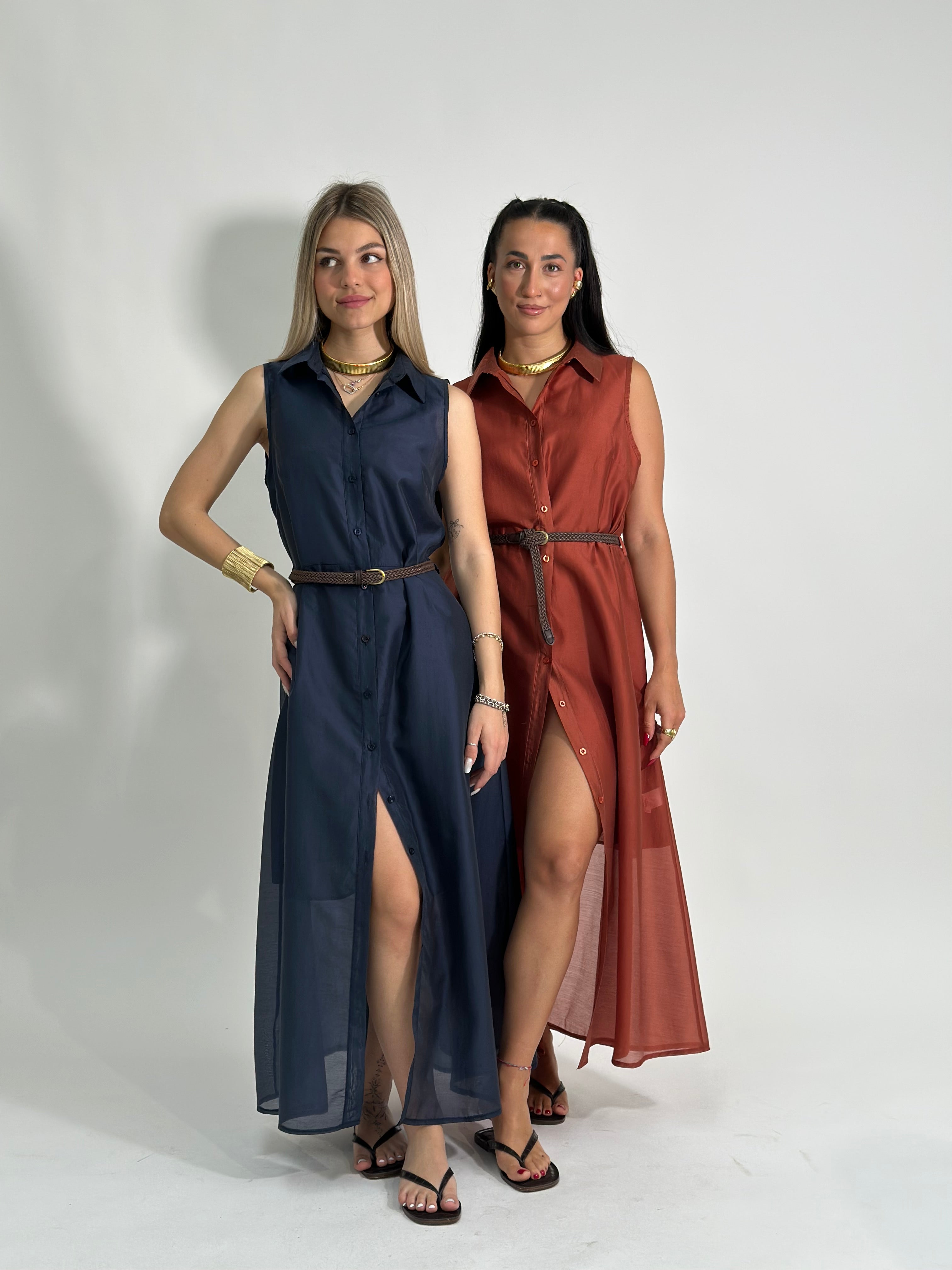 Abito chemisier tencel 28627