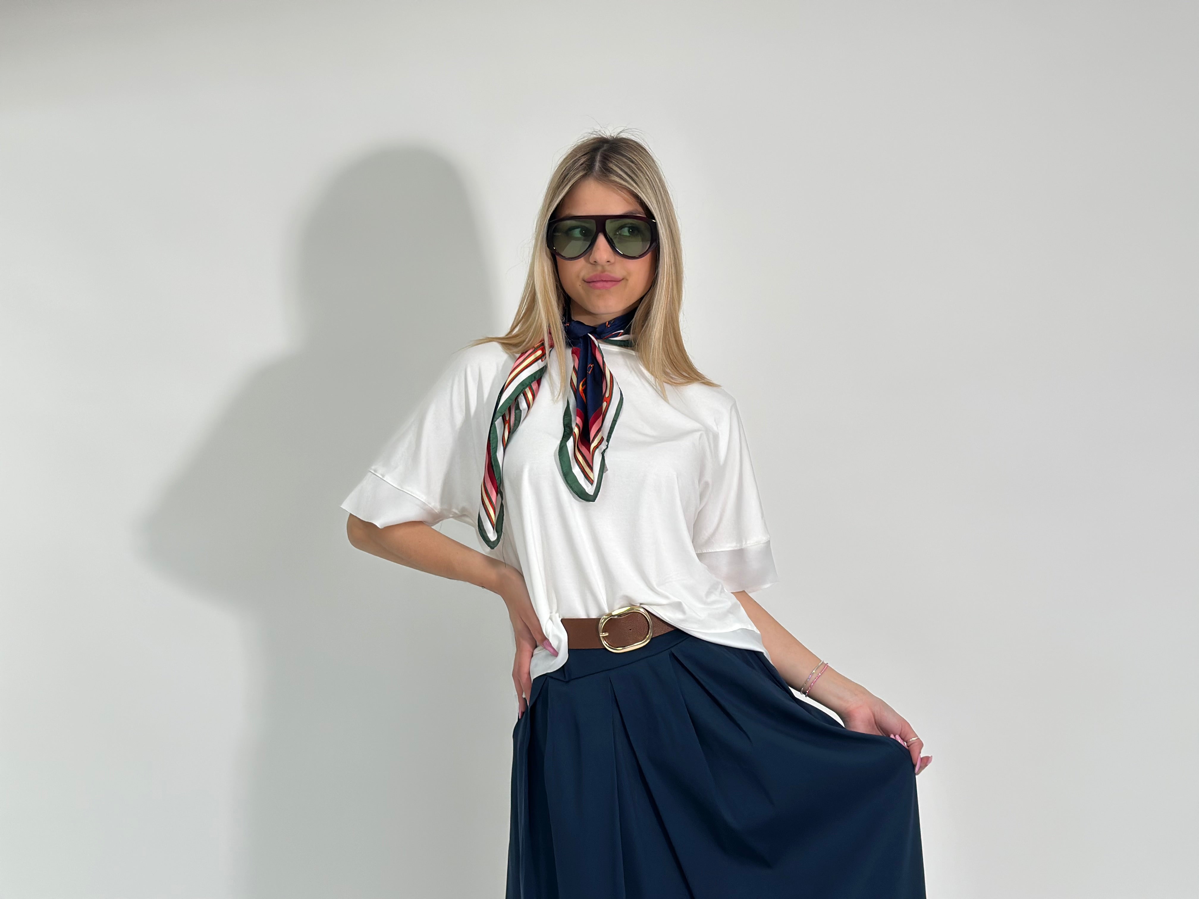 Maglia profilo raso 26564 BIANCO
