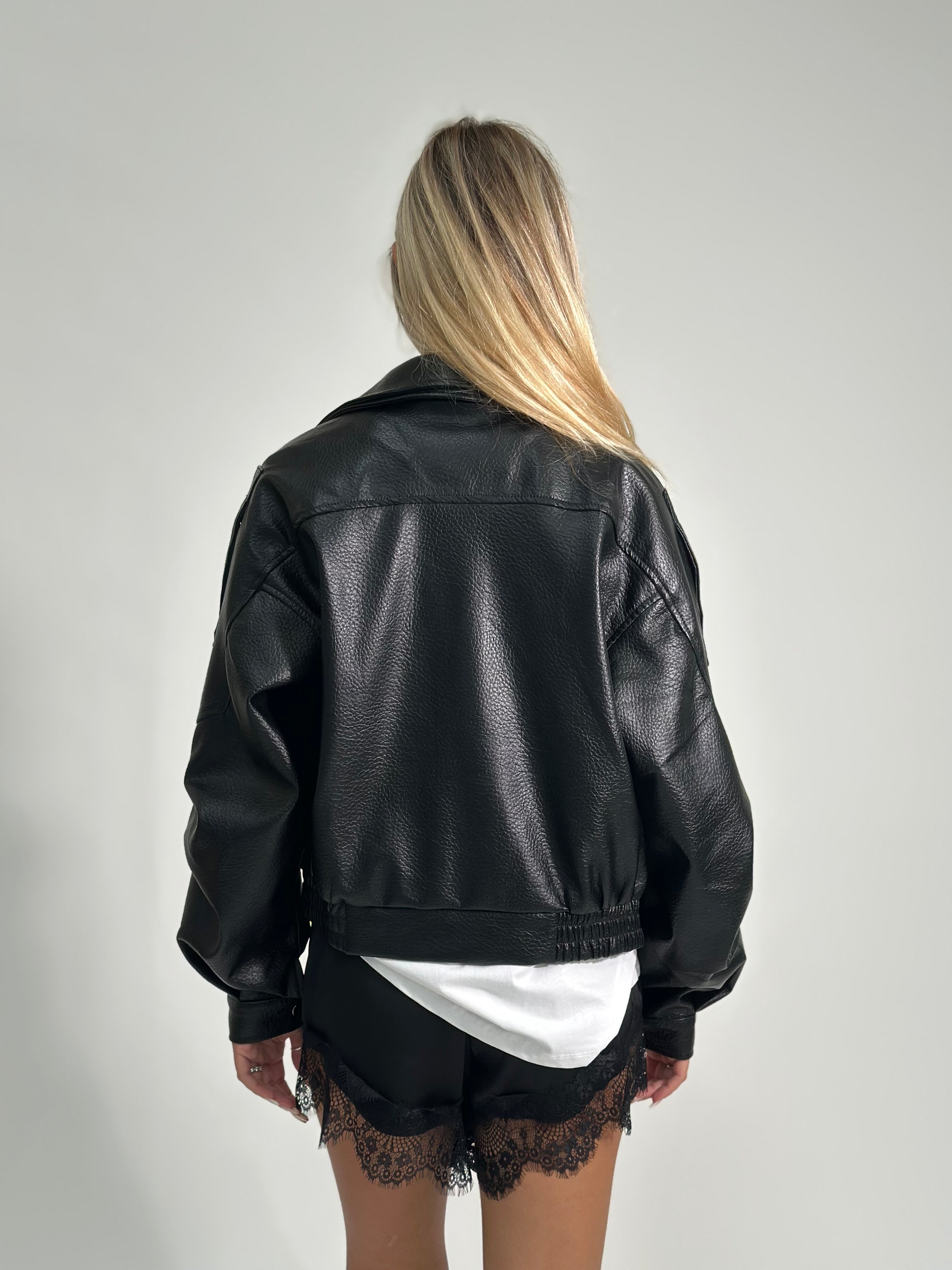 Giacca bomber 2898 NERO