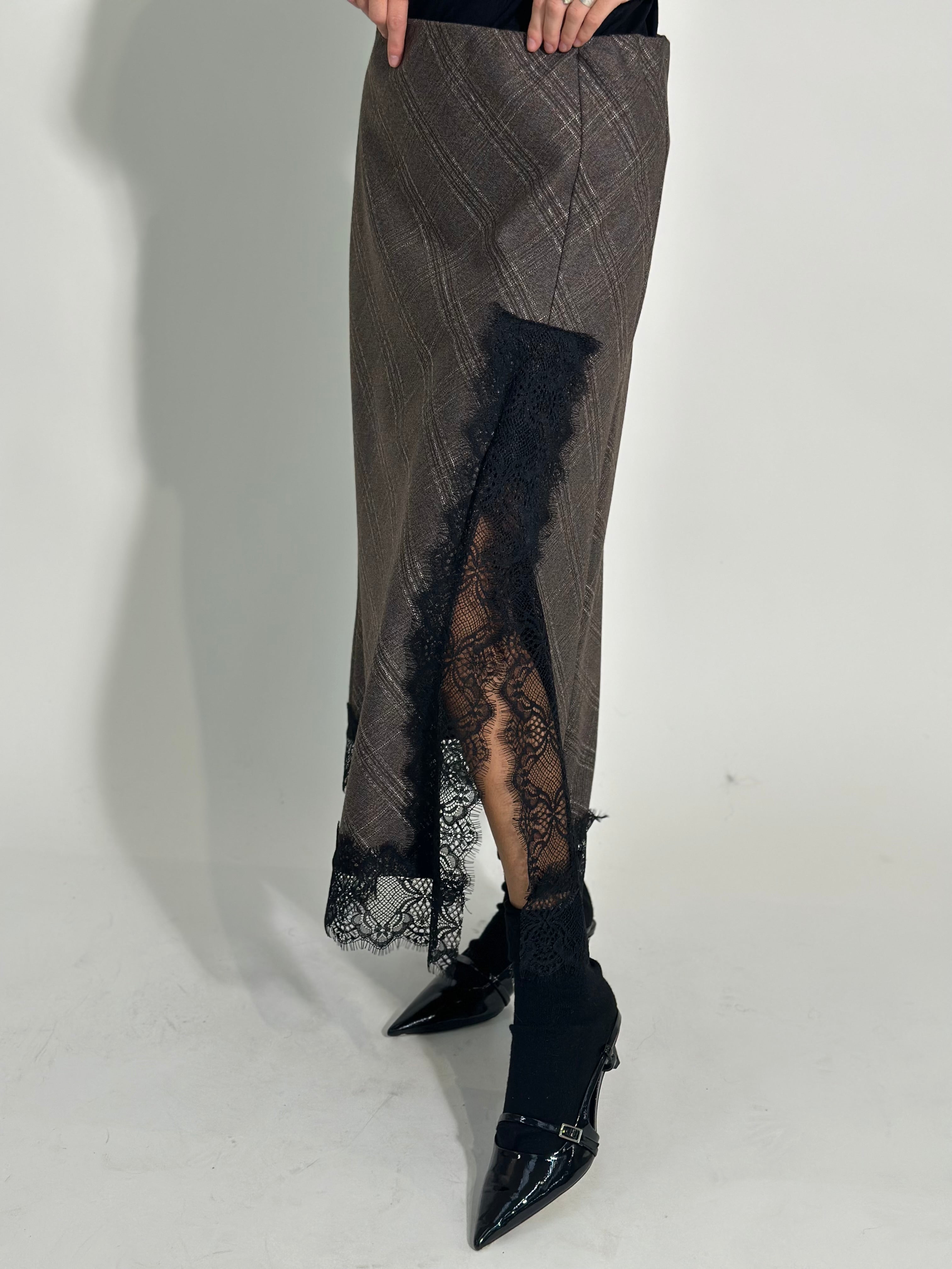 Gonna tartan pizzo 4759