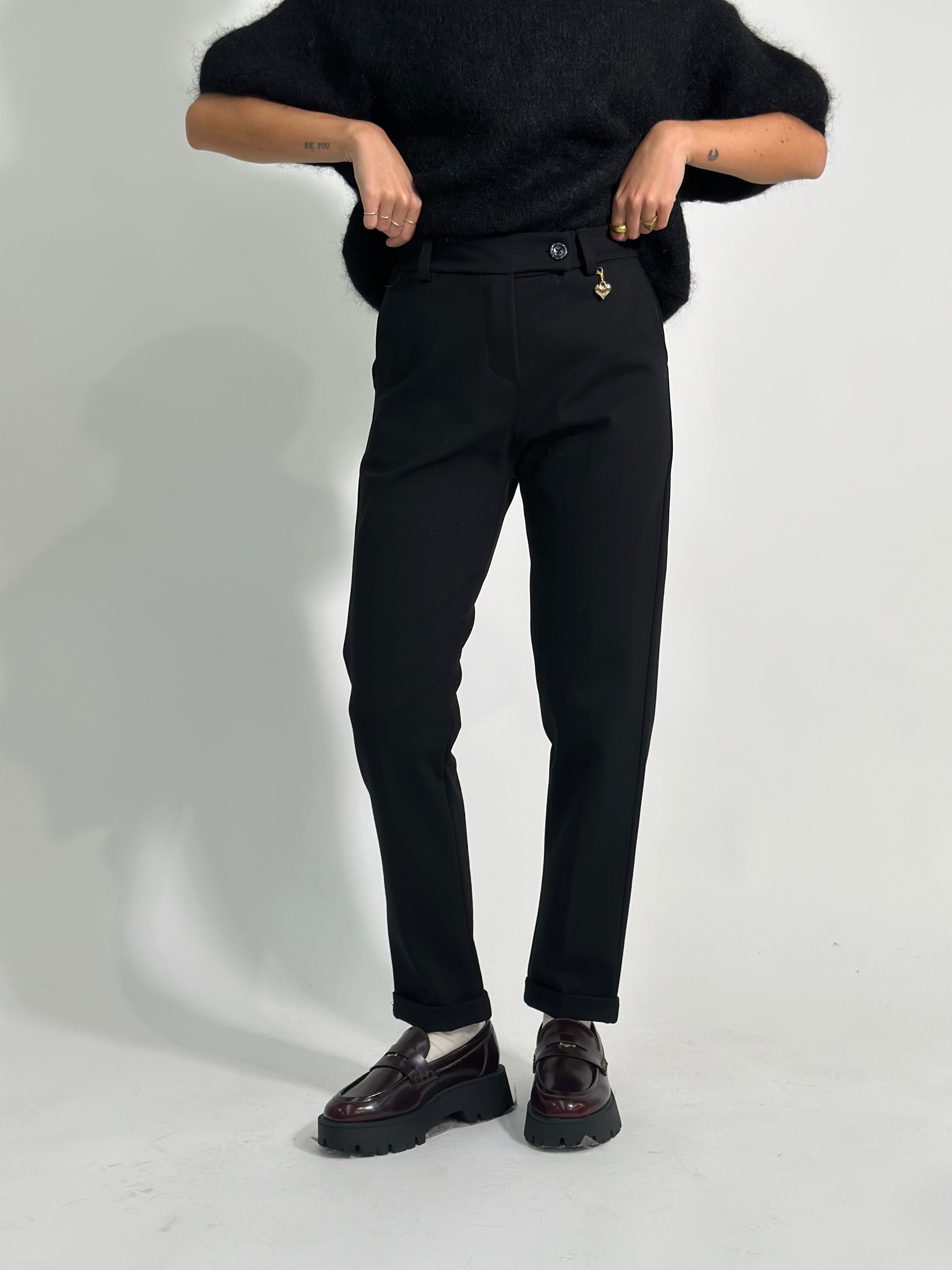 Pantalone cuore 5582 NERO