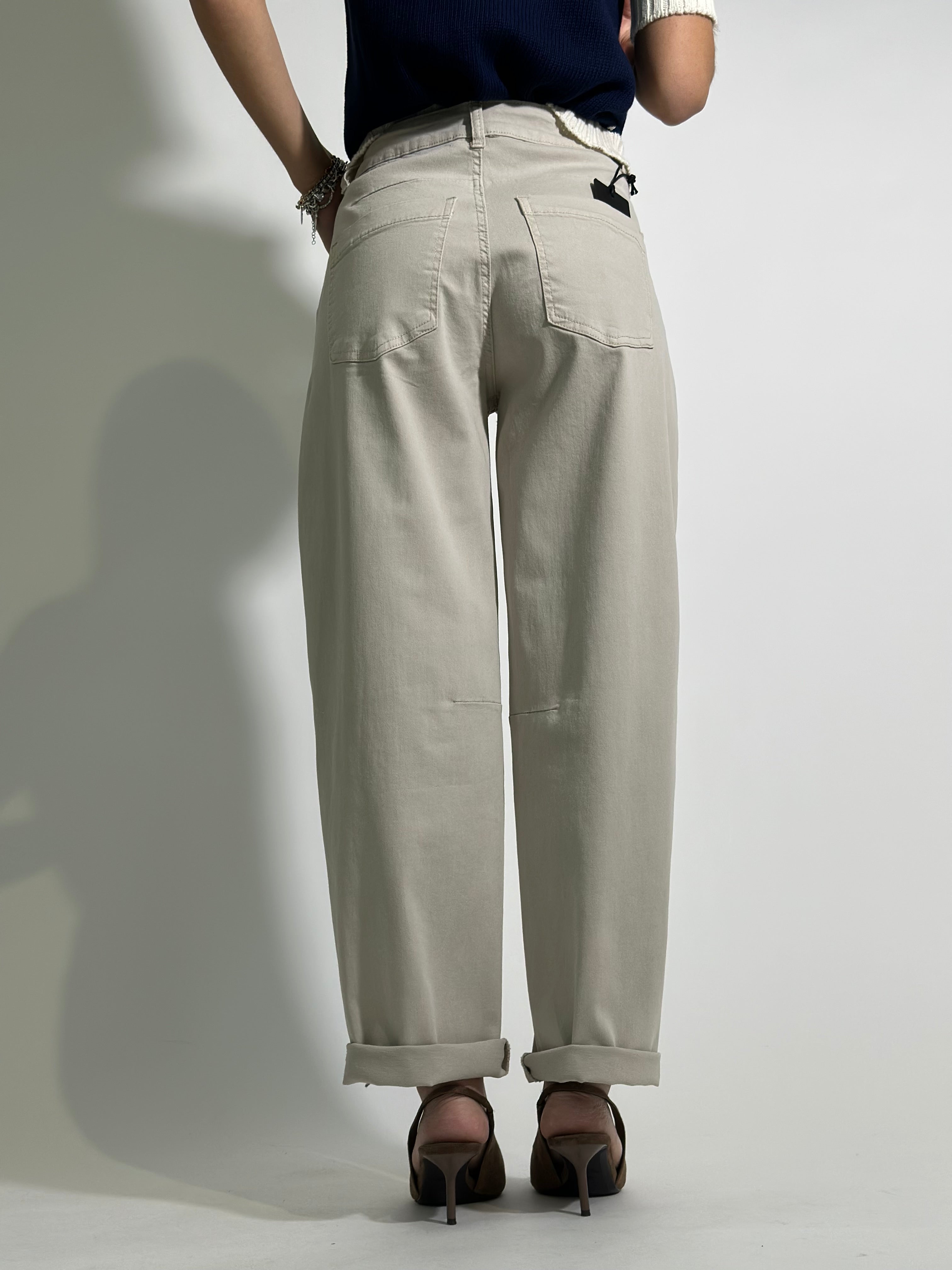 Jeans baloon SLIM 8059-18 BEIGE