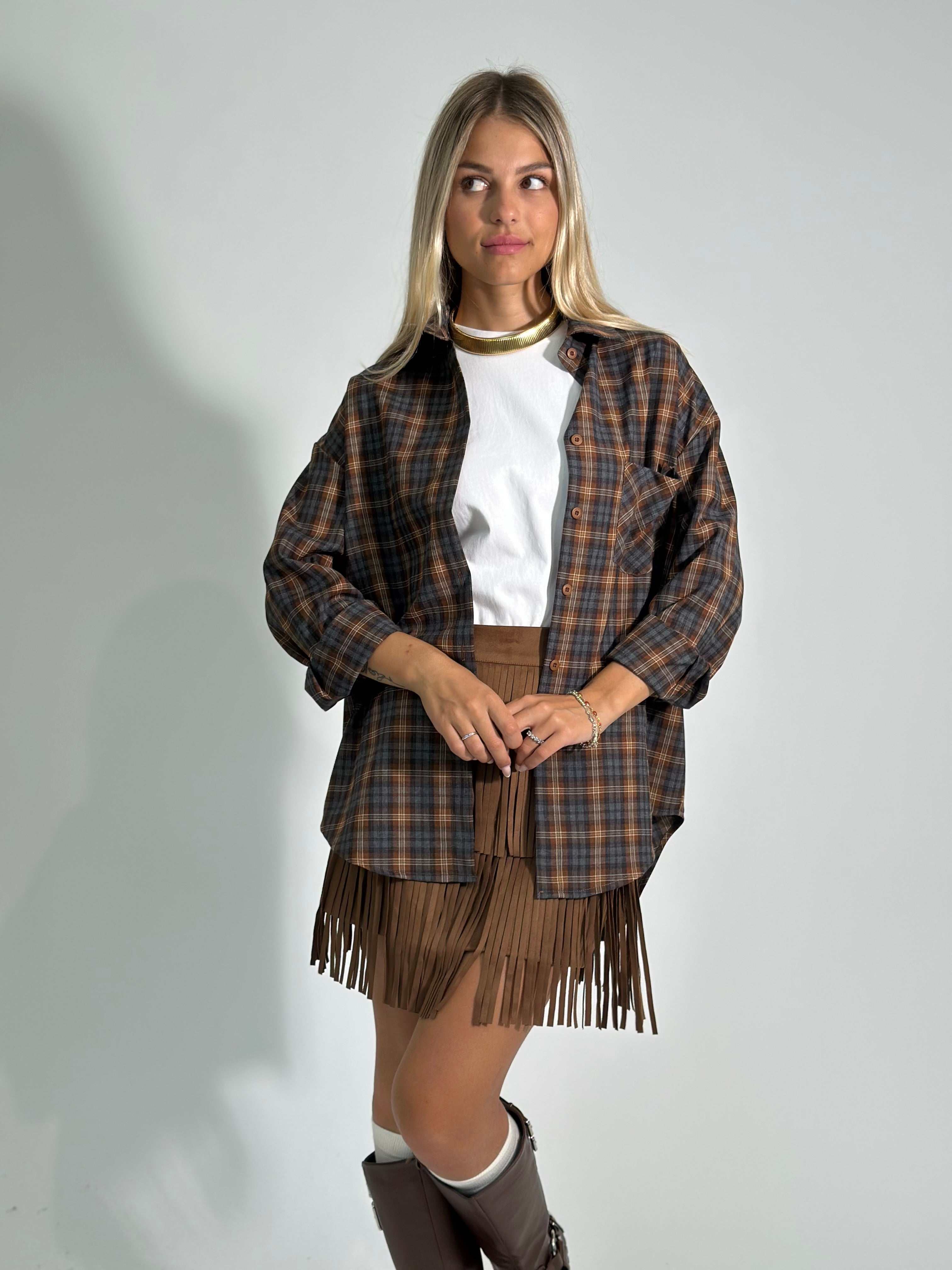 Camicia madras 17173 MORO