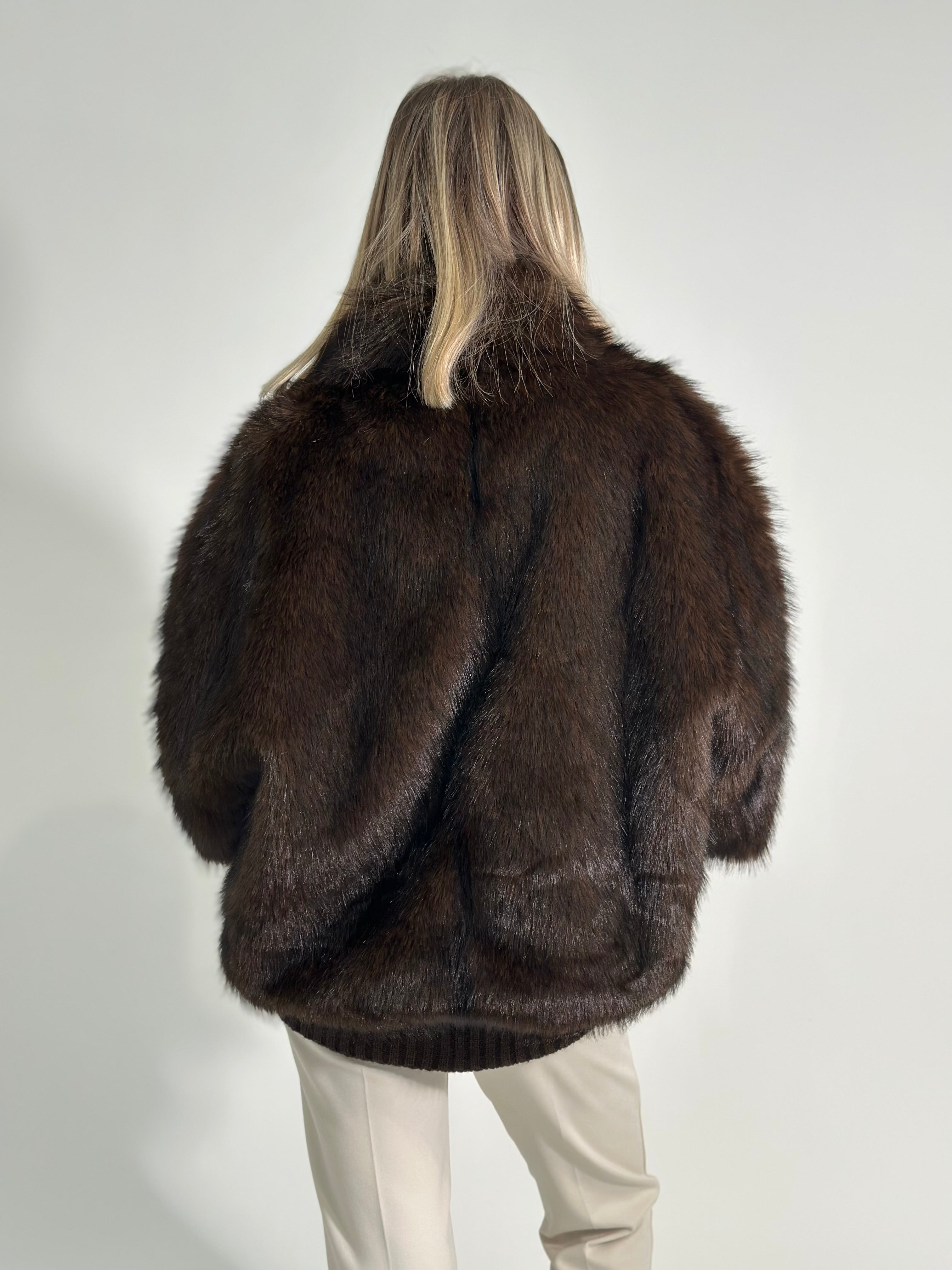 Pelliccia Y0230 MORO