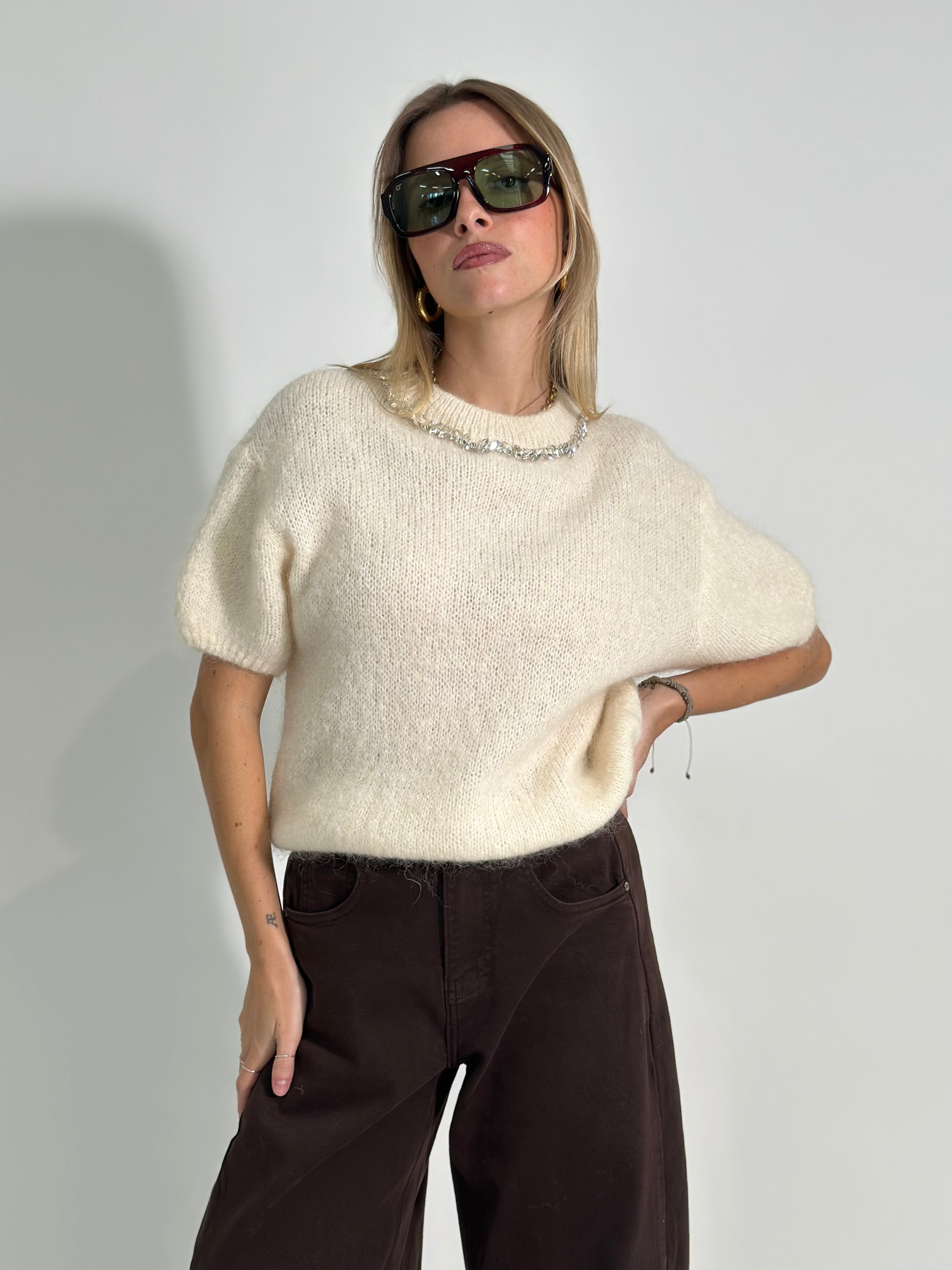 Maglia cristalli 3802