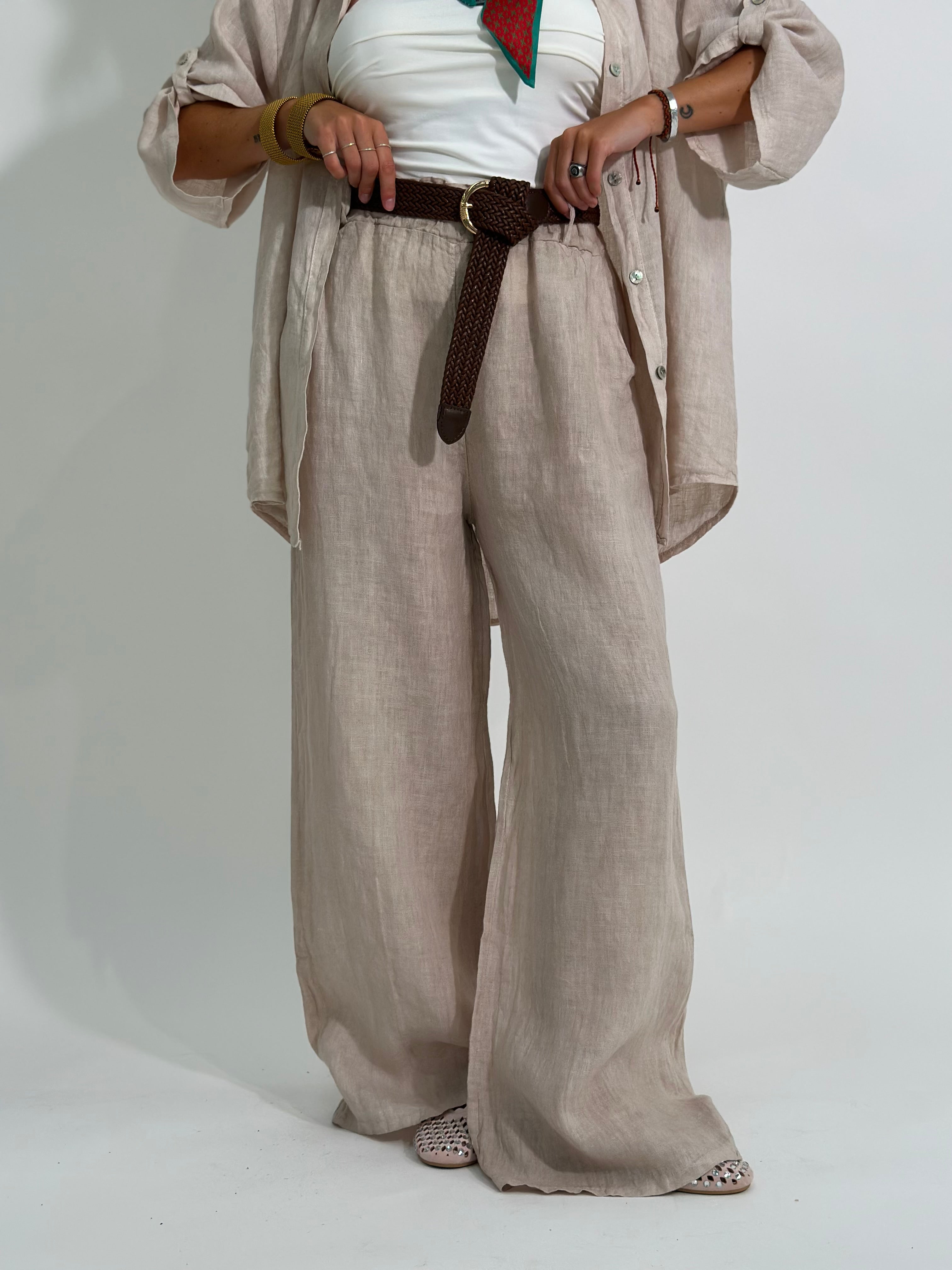 Pantalone lino 22525