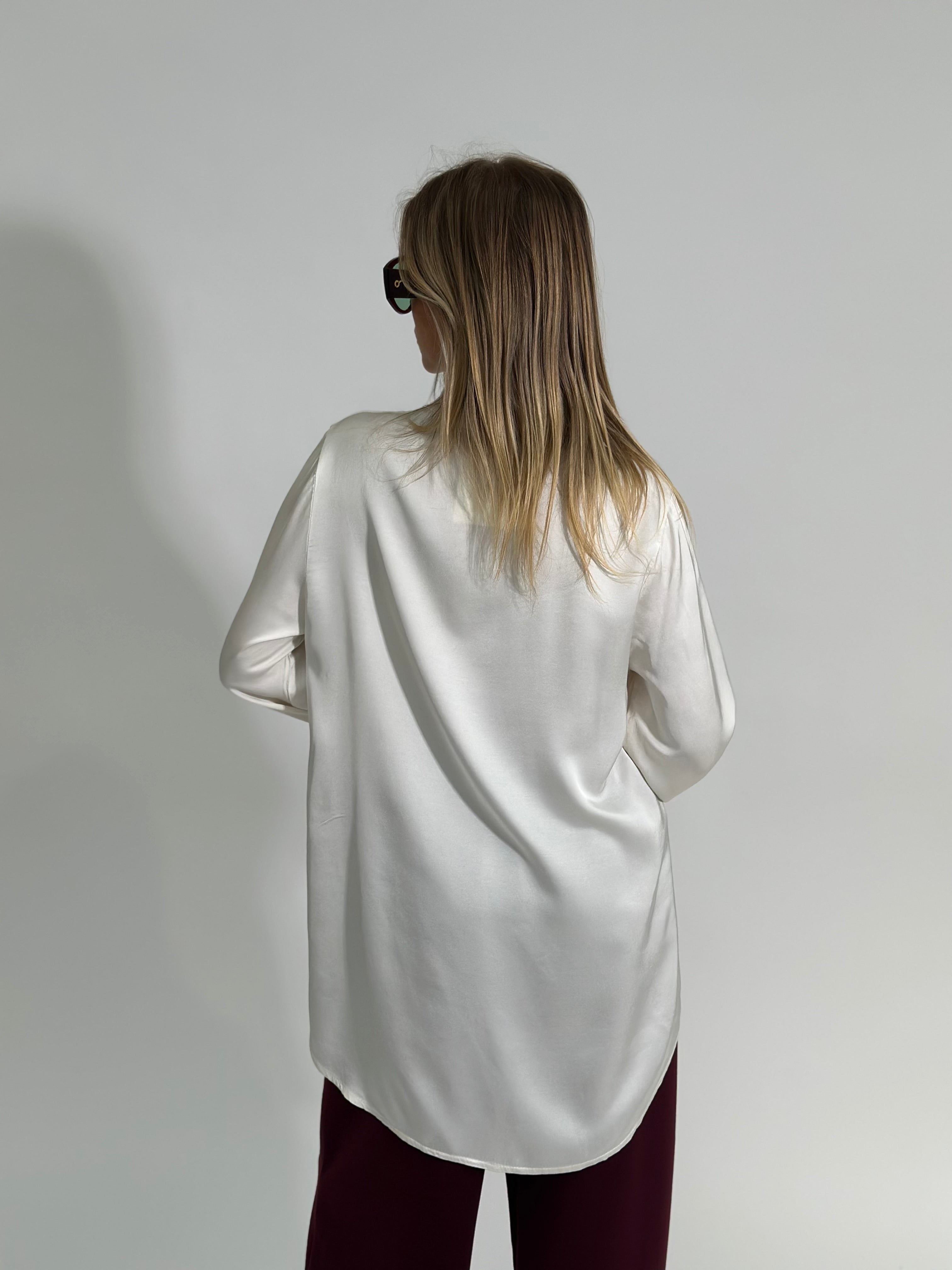 Camicia cupro 5579 PANNA