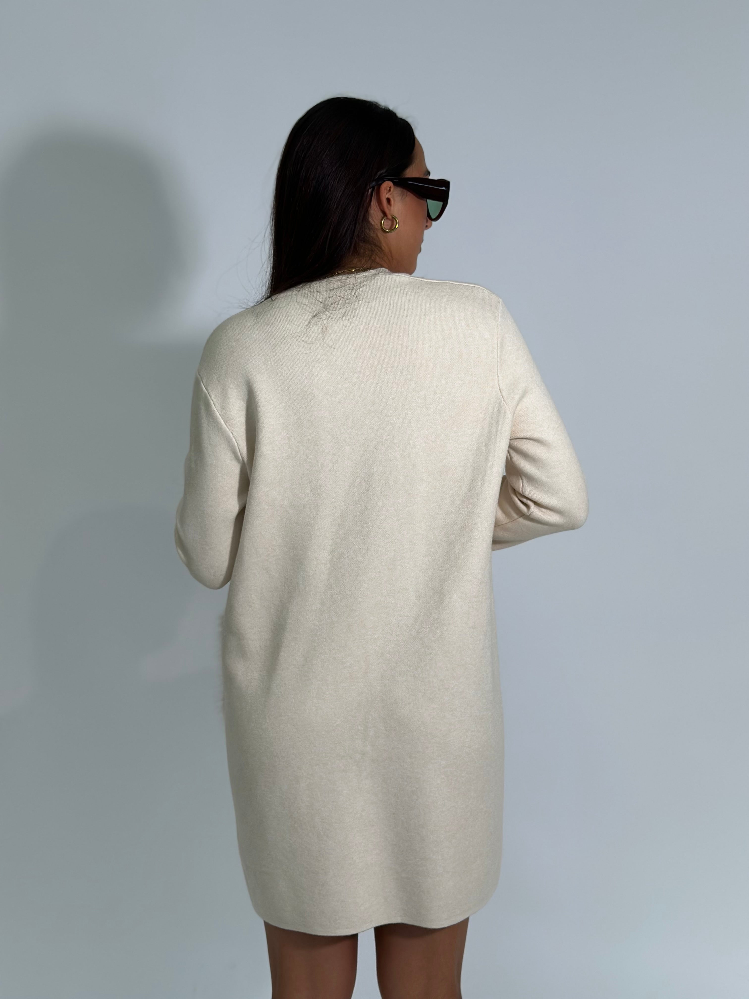 Cardigan tasche 60669 PANNA