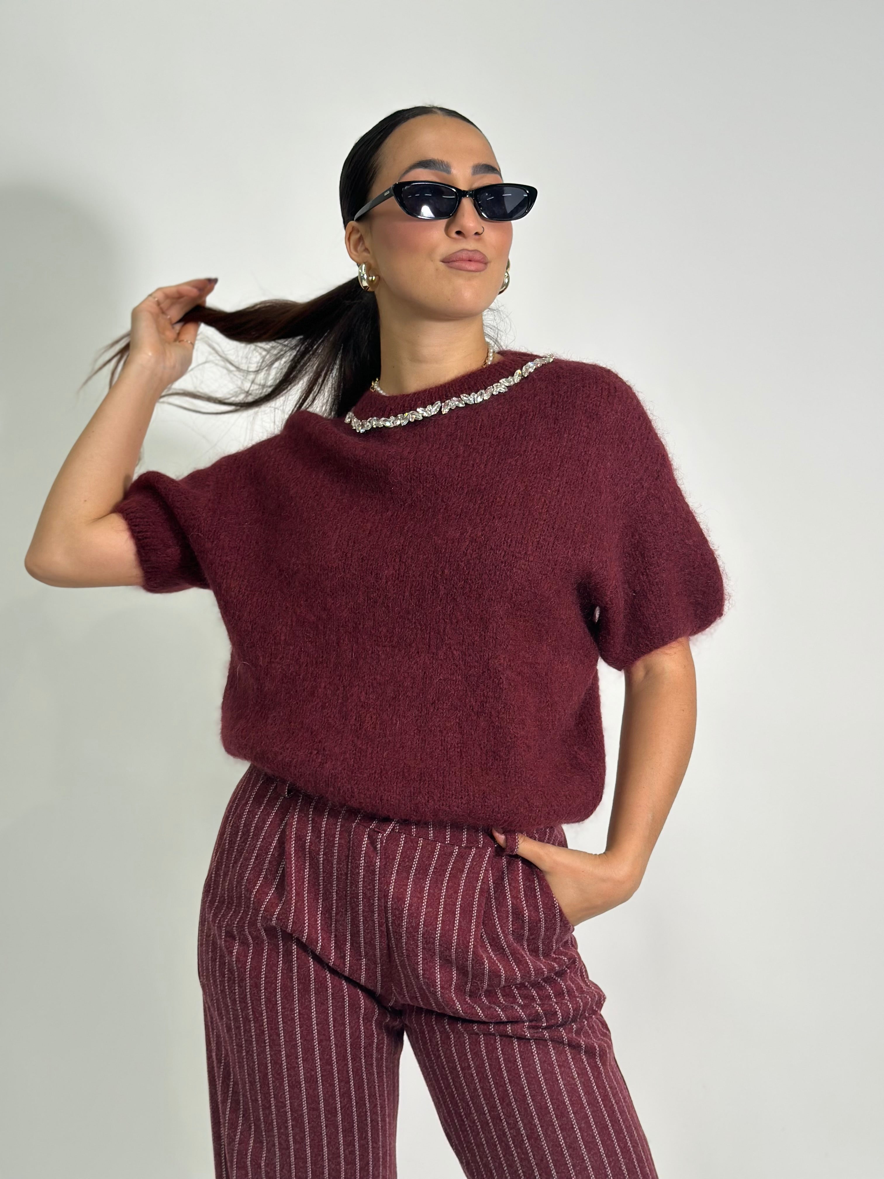 Maglia cristalli 3802