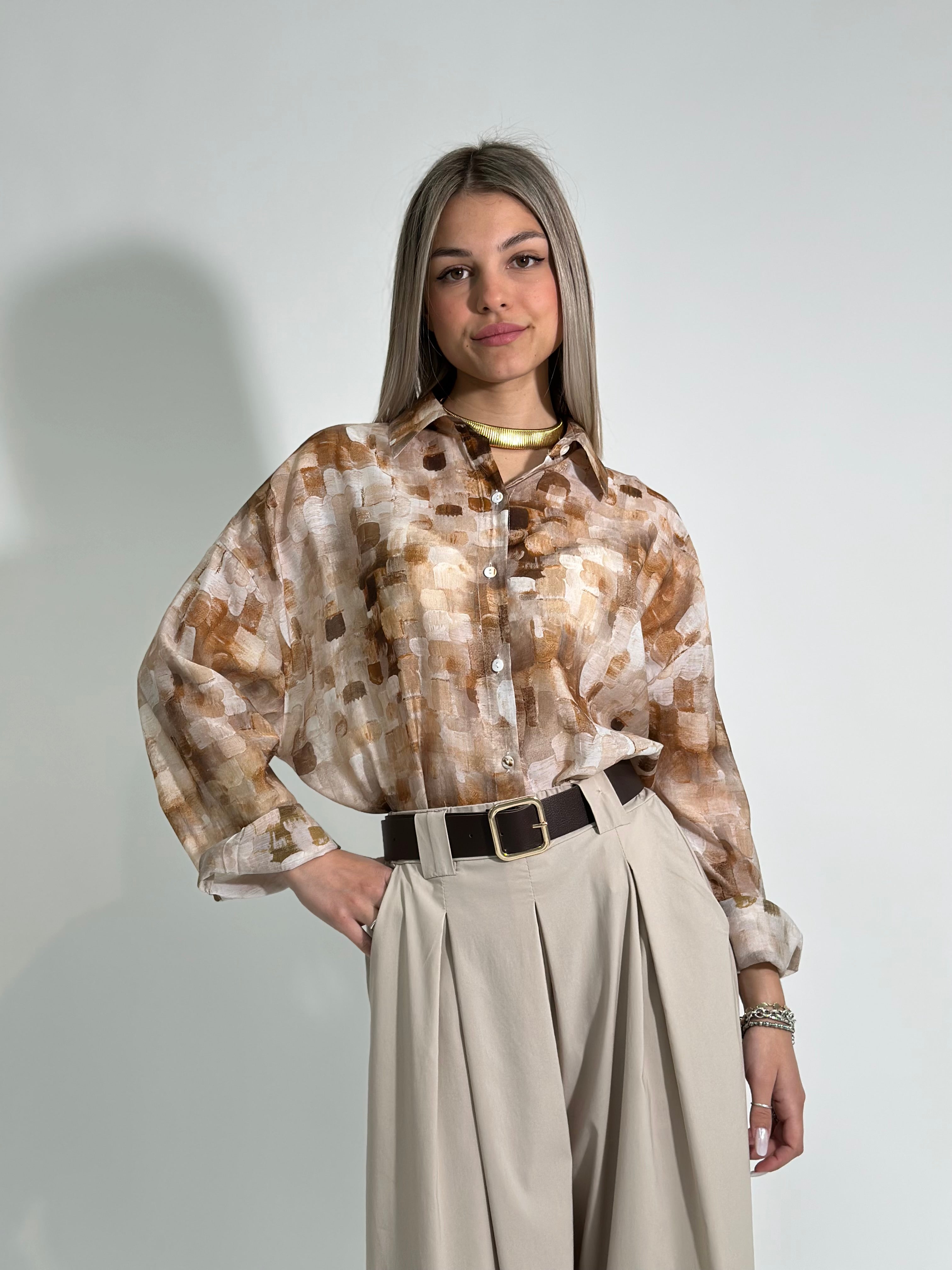 Camicia coffee 1815