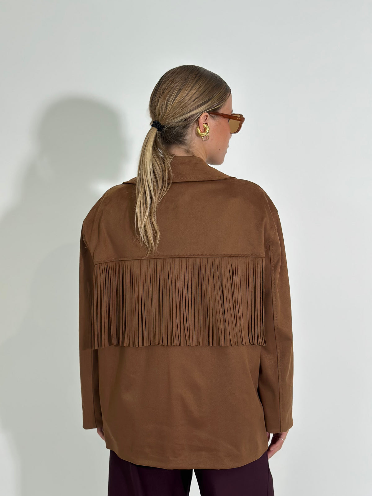 Giacca ecorenna frange 02725