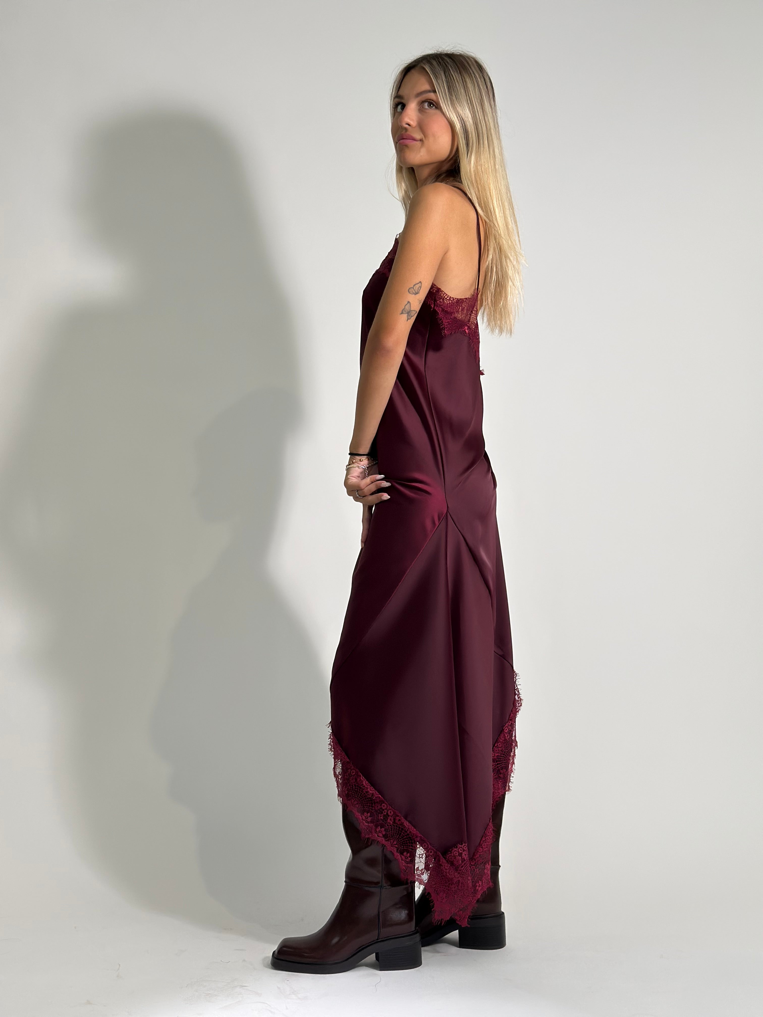 Abito lingerie 318 BURGUNDY