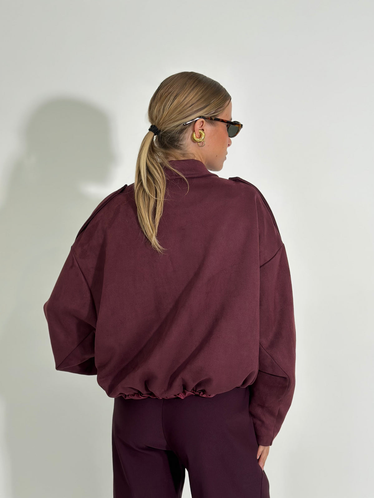 Bomber scamosciato 28081