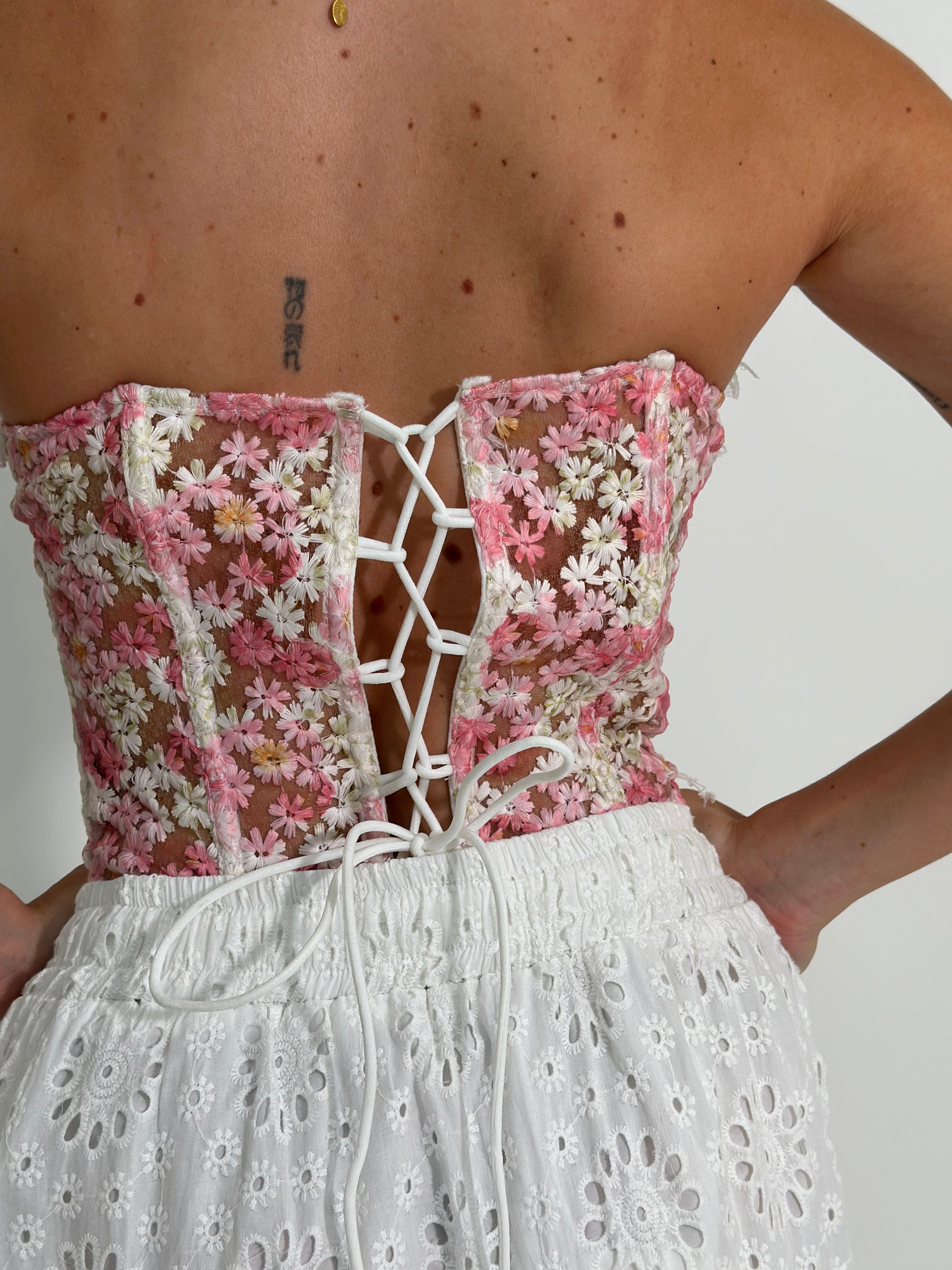 Corsetto rose 6008