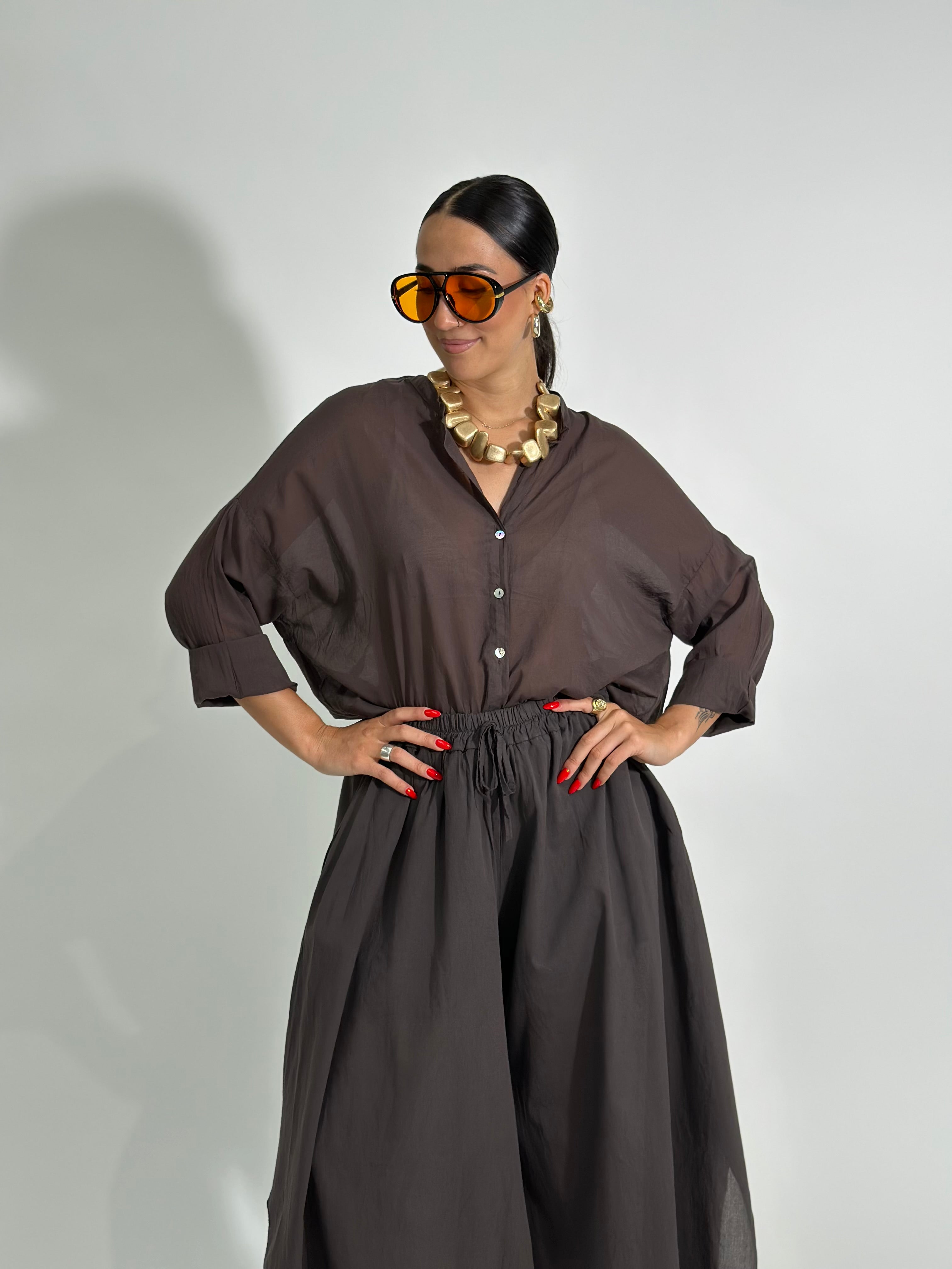 Camicia soft 3020 MOKA