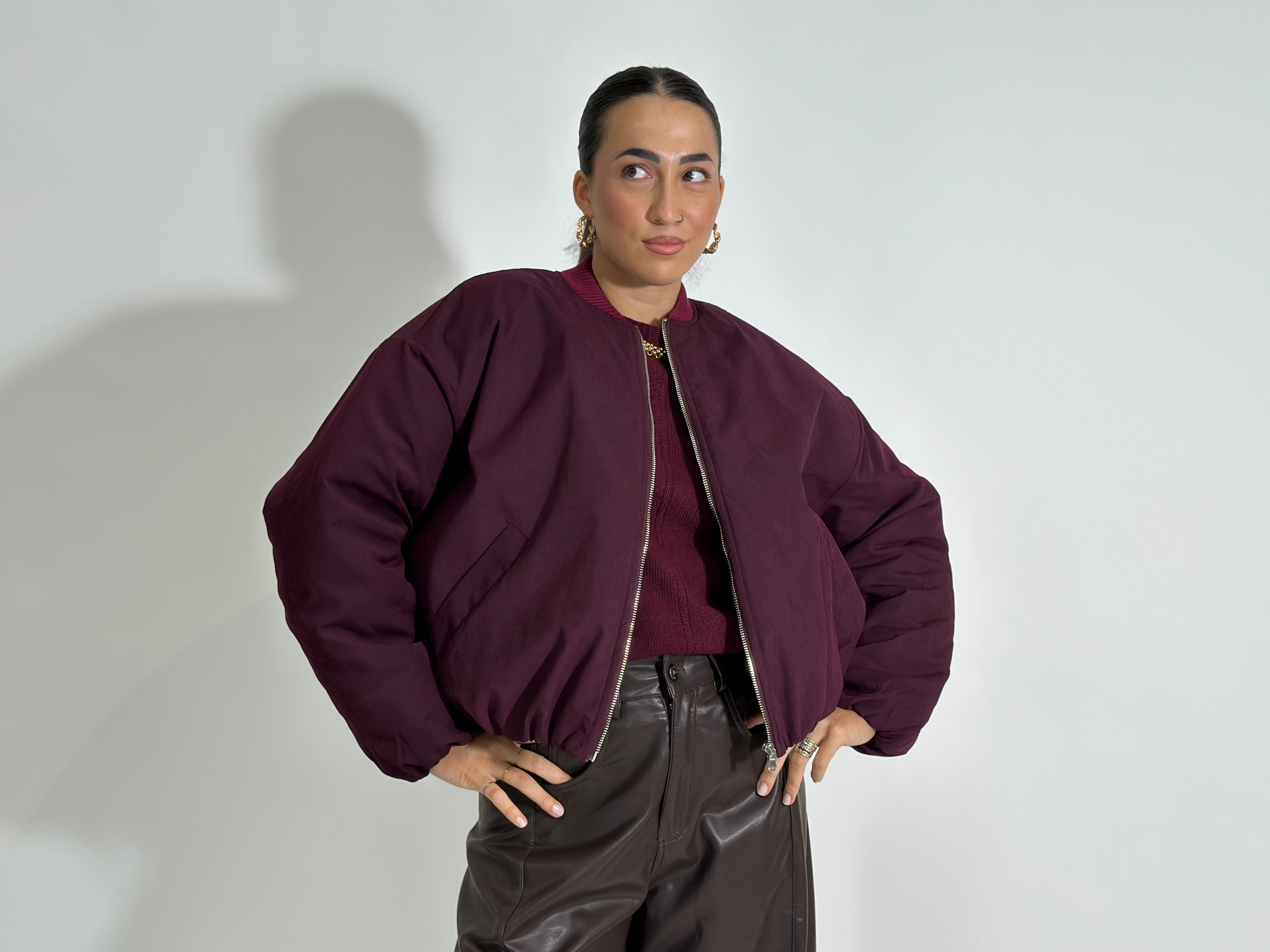 Bomber L9402 BURGUNDY