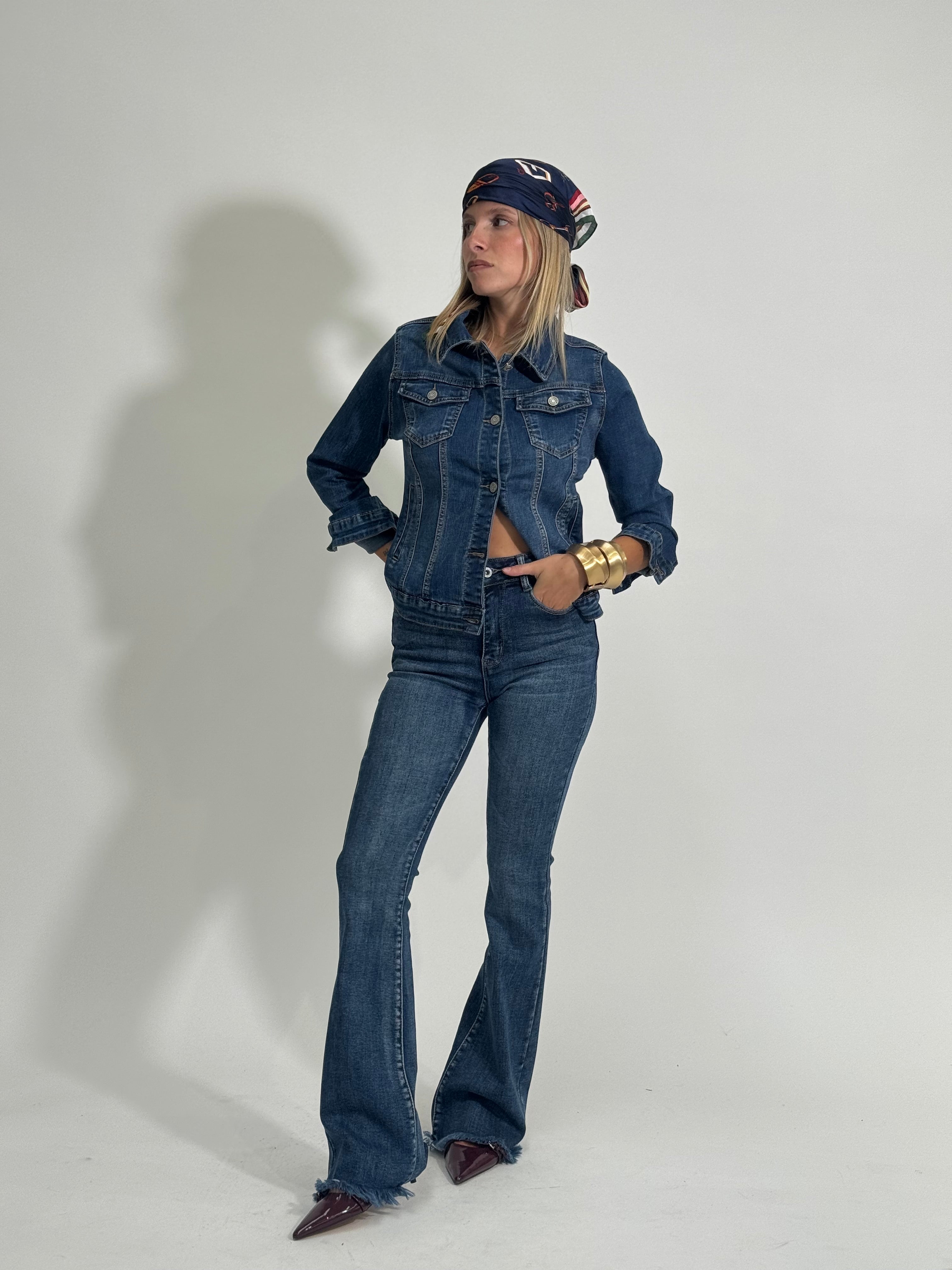 Jeans zampetta L1006