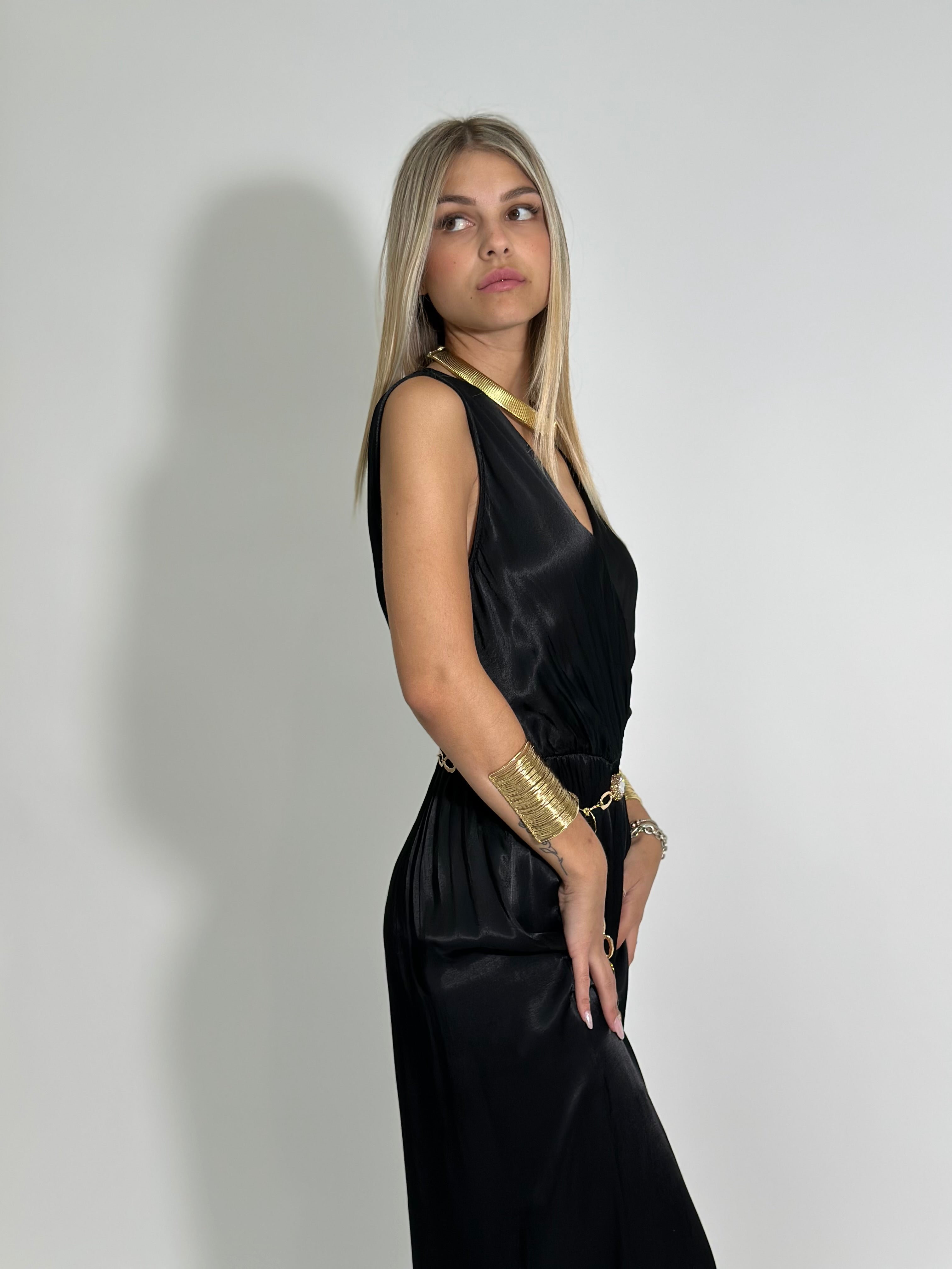 Tuta satin 6508 NERO